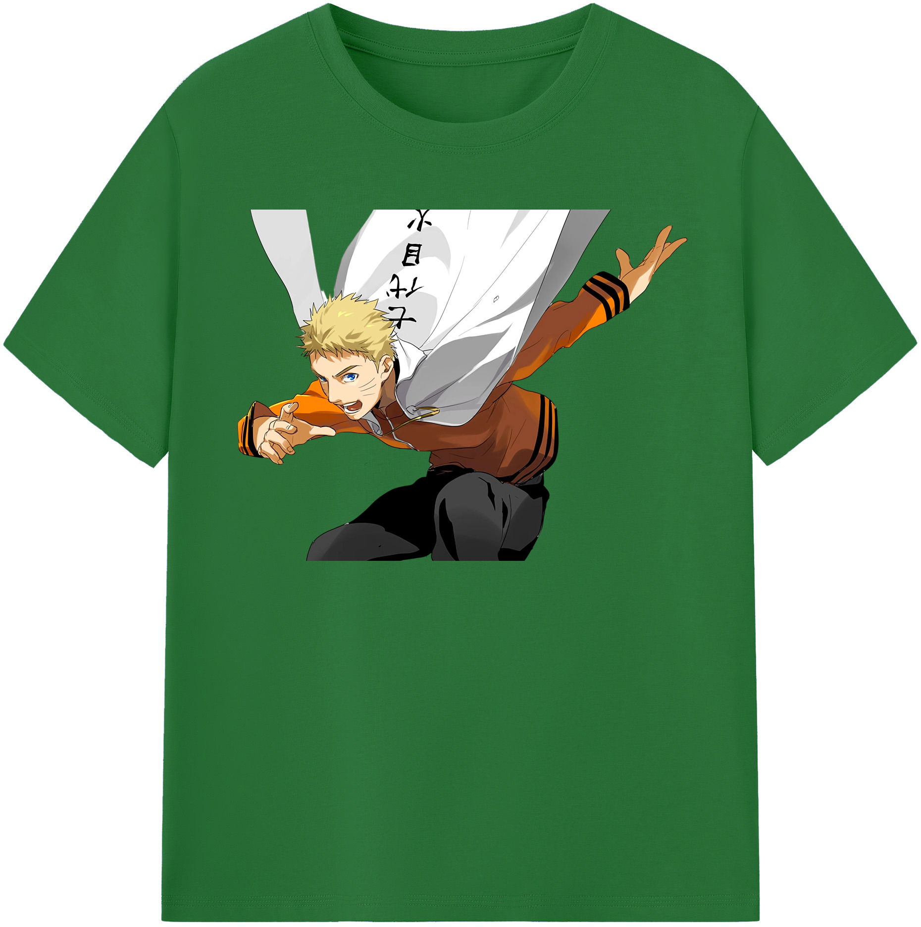 （画像用） NARUTO -ナルト- うずまき ナルト Uzumaki Naruto 綿100％半袖Tシャツ（フロントプリント）