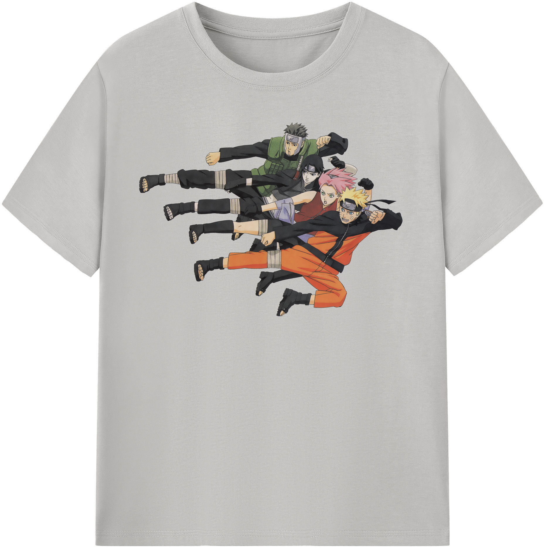 （画像用） NARUTO -ナルト- うずまき ナルト Uzumaki Naruto 綿100％半袖Tシャツ（フロントプリント）
