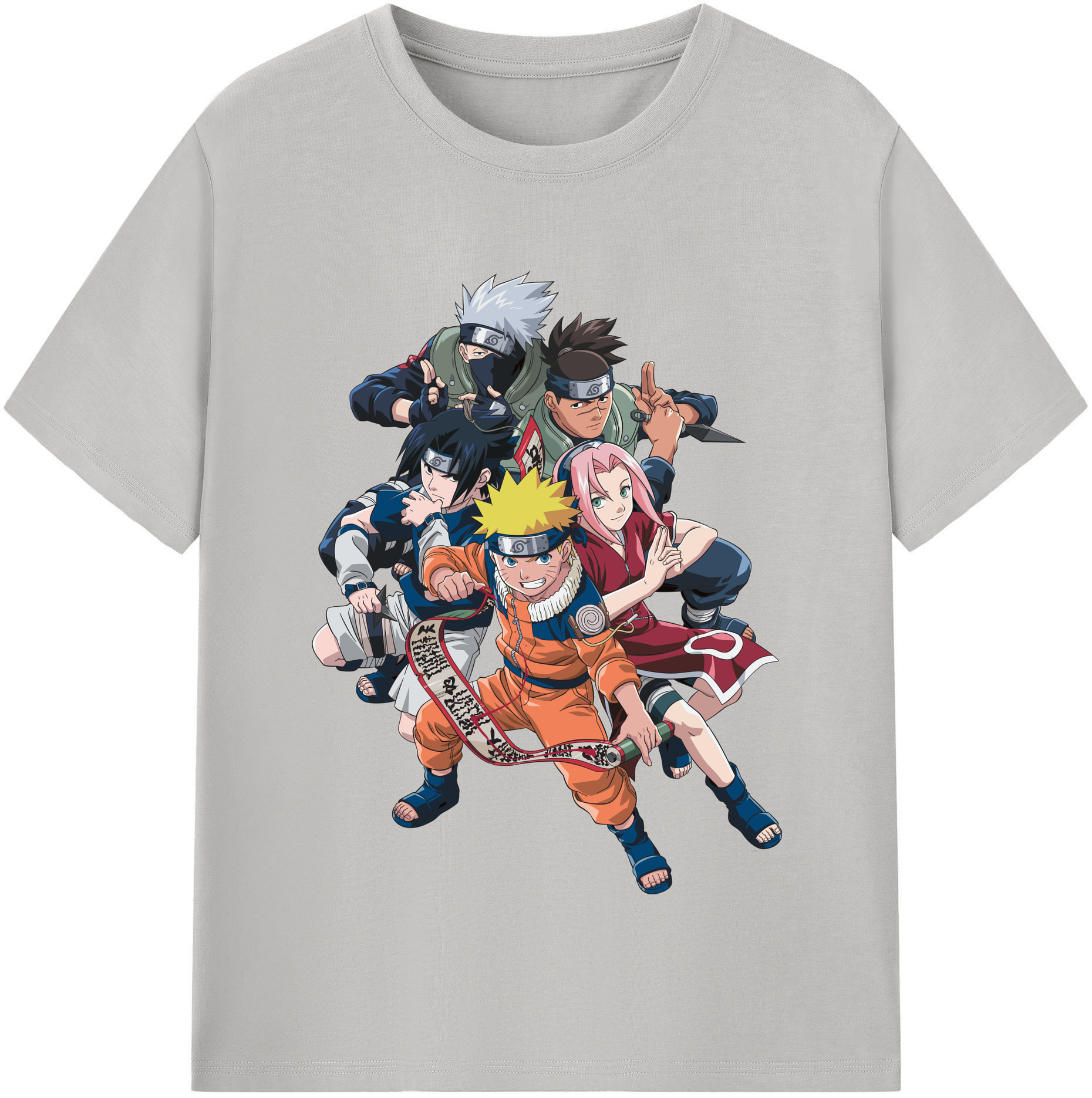 （画像用） NARUTO -ナルト- うずまき ナルト Uzumaki Naruto 綿100％半袖Tシャツ（フロントプリント）