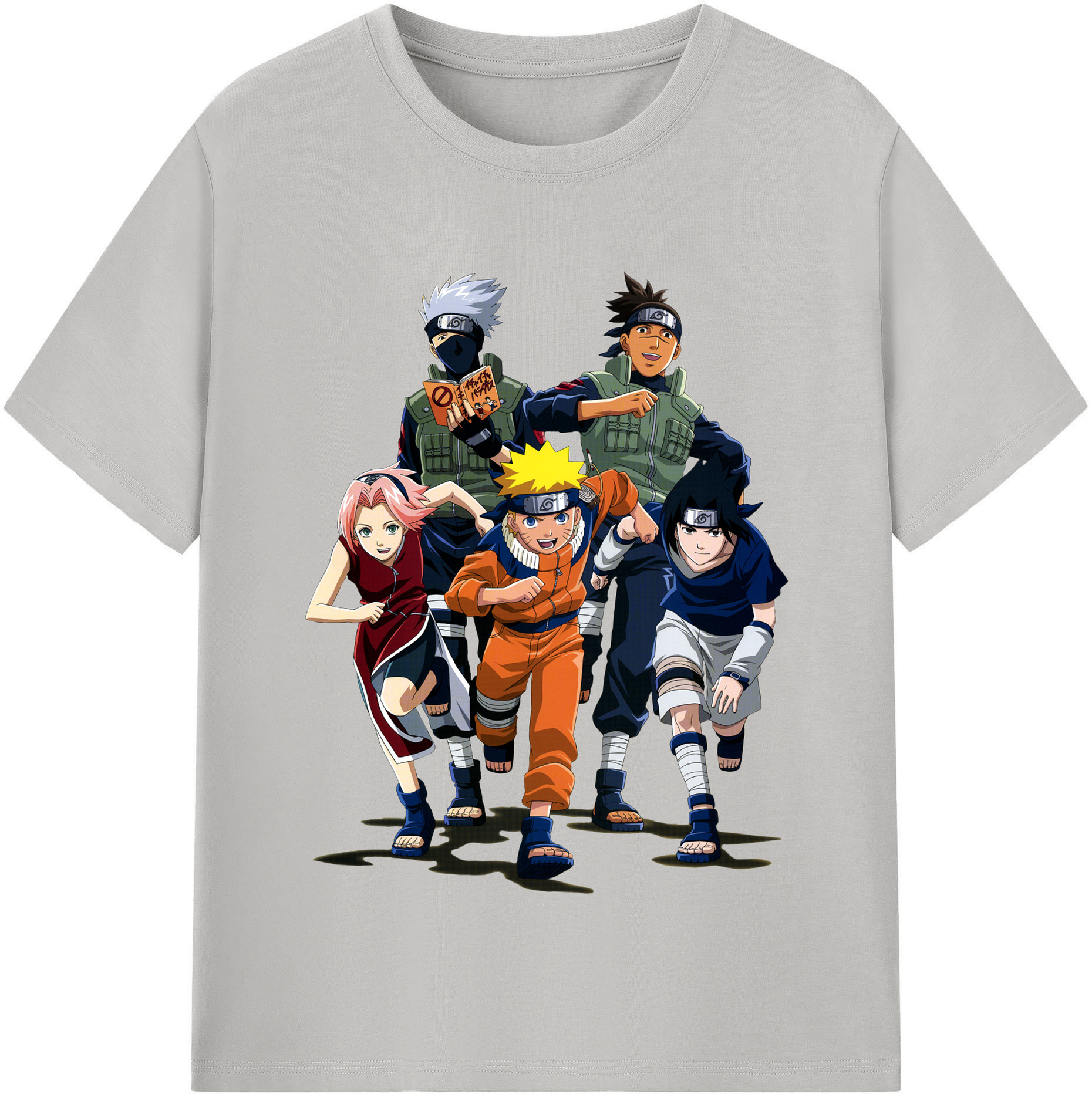 （画像用） NARUTO -ナルト- うずまき ナルト Uzumaki Naruto 綿100％半袖Tシャツ（フロントプリント）