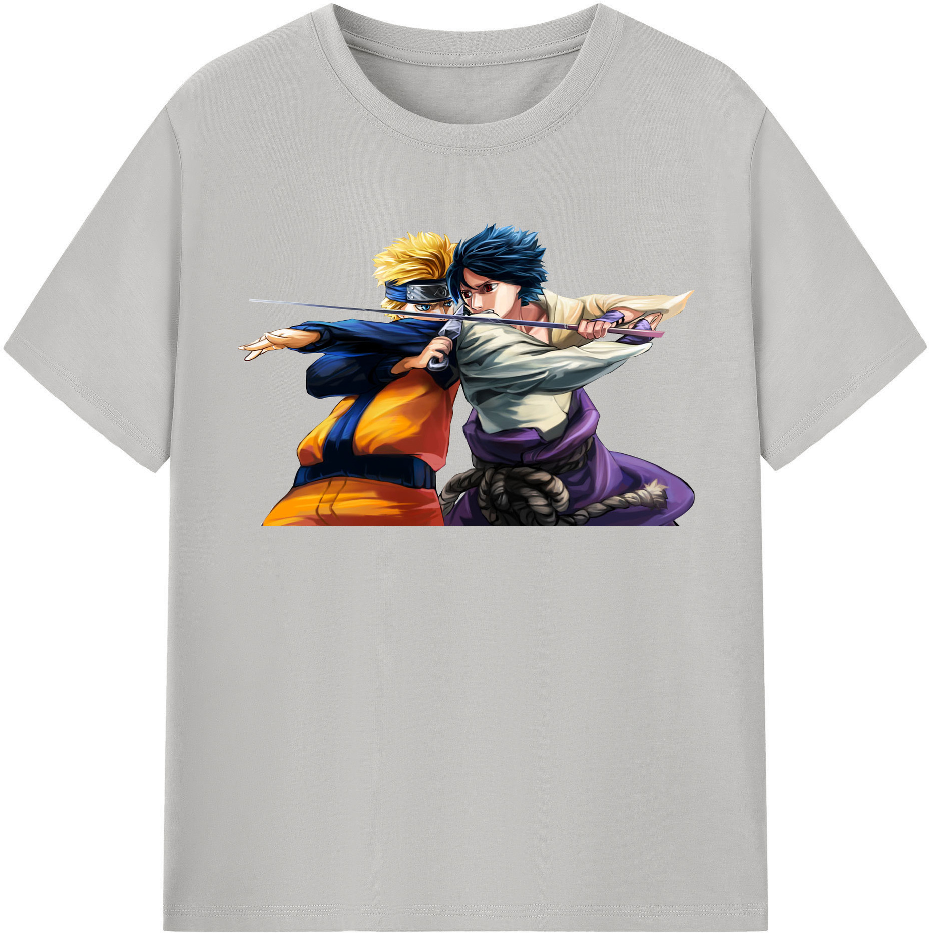 （画像用） NARUTO -ナルト- うずまき ナルト Uzumaki Naruto 綿100％半袖Tシャツ（フロントプリント）