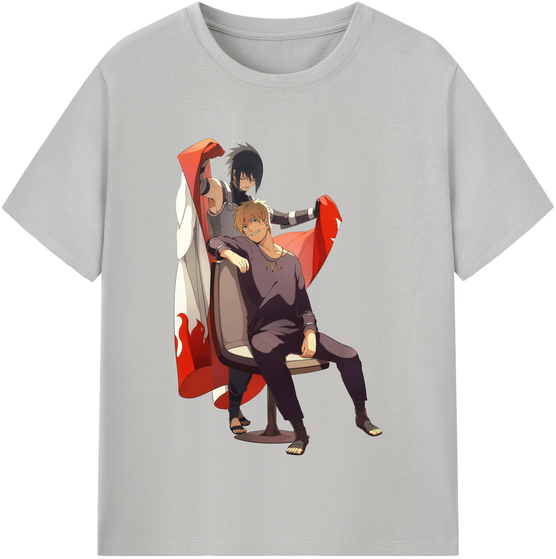 （画像用） NARUTO -ナルト- うずまき ナルト Uzumaki Naruto 綿100％半袖Tシャツ（フロントプリント）