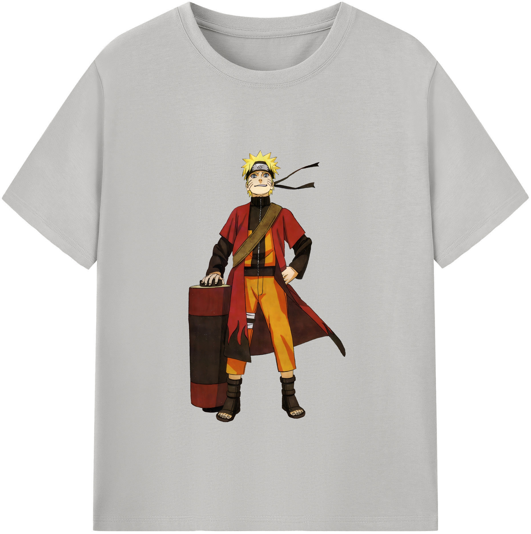 （画像用） NARUTO -ナルト- うずまき ナルト Uzumaki Naruto 綿100％半袖Tシャツ（フロントプリント）