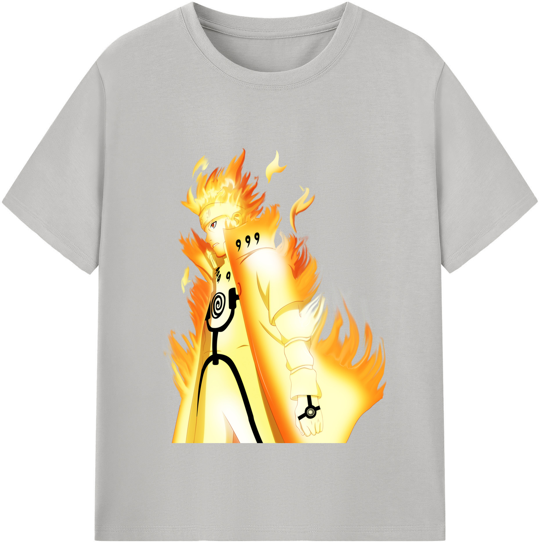 （画像用） NARUTO -ナルト- うずまき ナルト Uzumaki Naruto 綿100％半袖Tシャツ（フロントプリント）