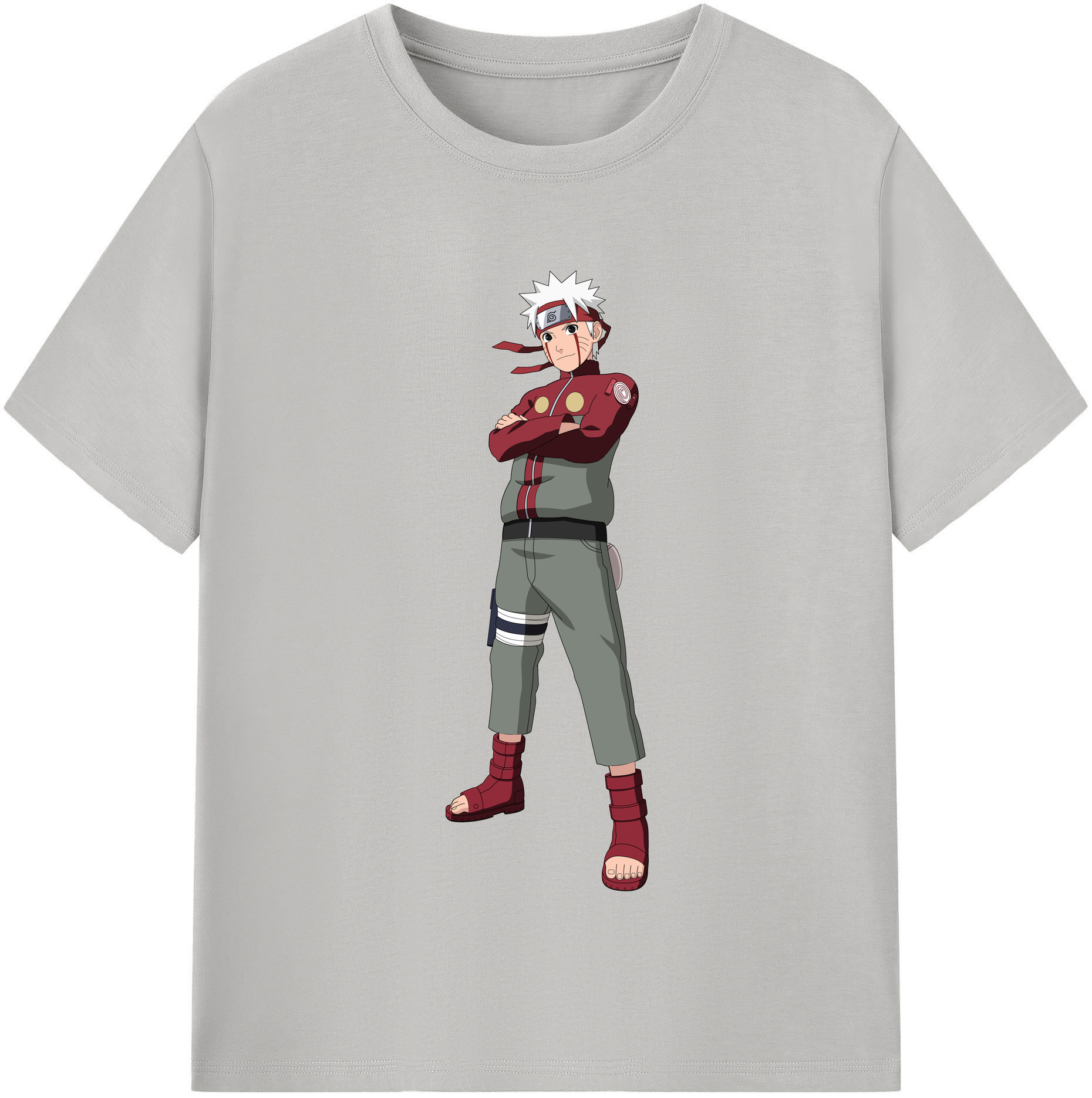 （画像用） NARUTO -ナルト- うずまき ナルト Uzumaki Naruto 綿100％半袖Tシャツ（フロントプリント）