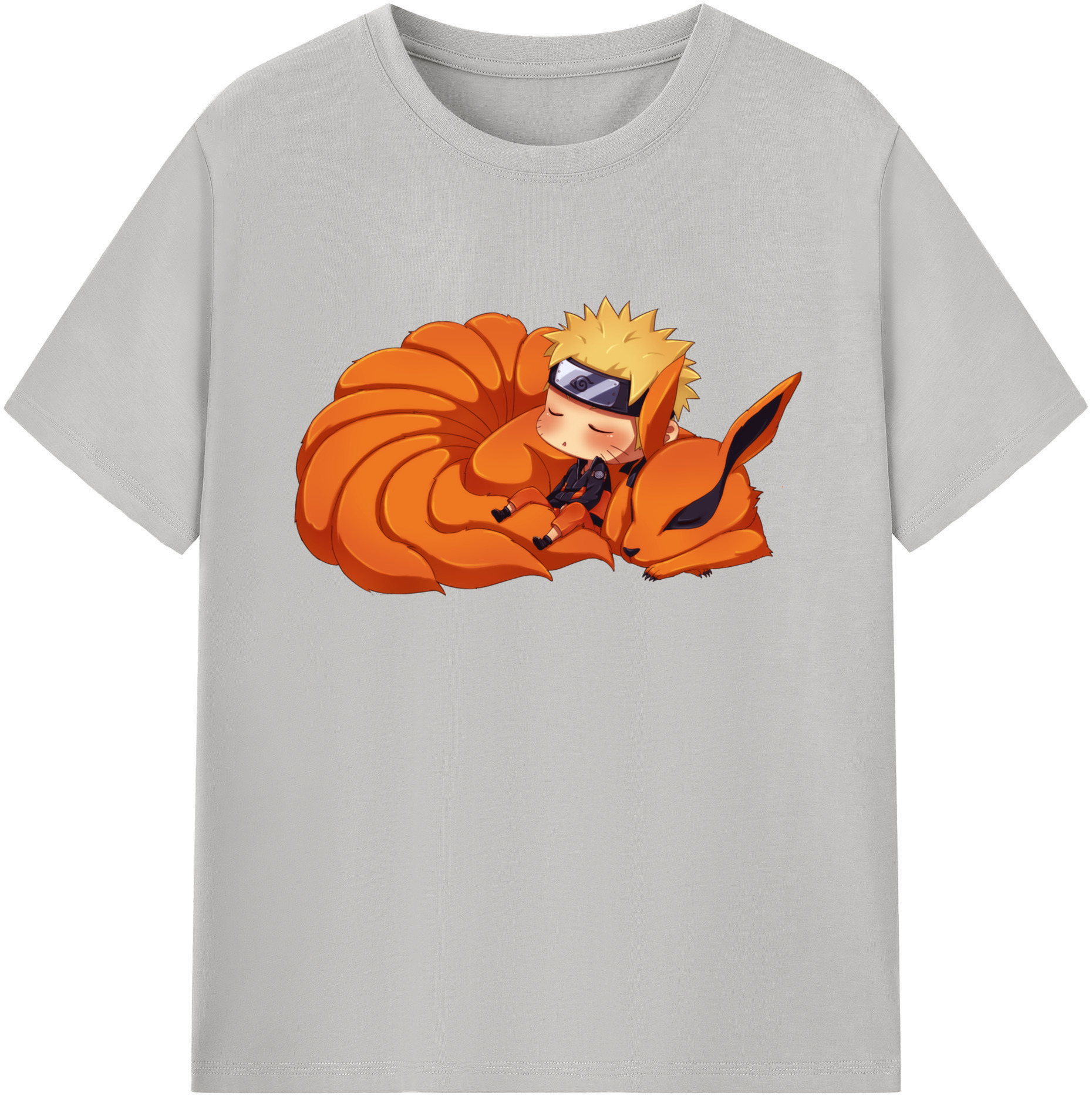 （画像用） NARUTO -ナルト- うずまき ナルト Uzumaki Naruto 綿100％半袖Tシャツ（フロントプリント）