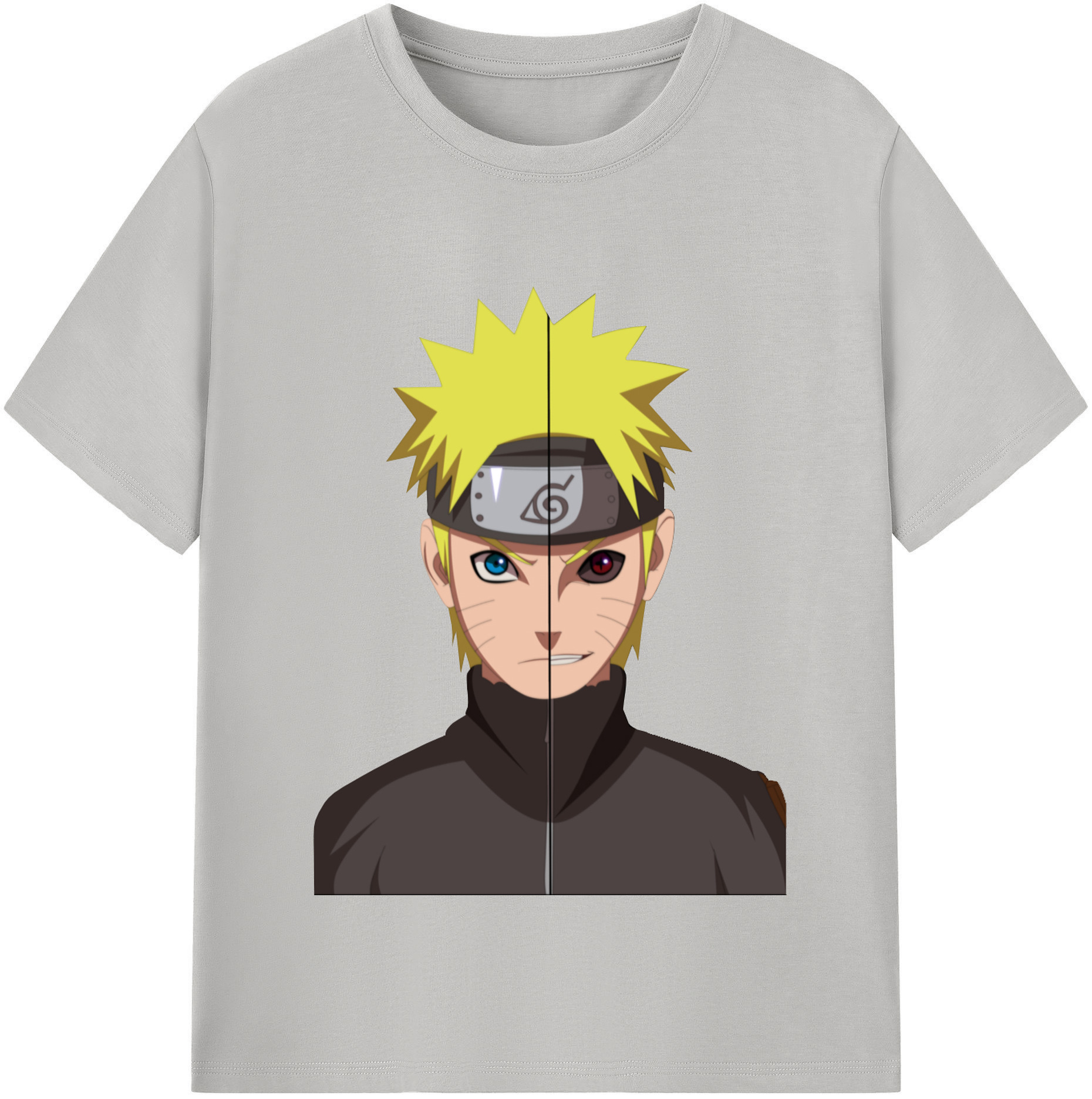 （画像用） NARUTO -ナルト- うずまき ナルト Uzumaki Naruto 綿100％半袖Tシャツ（フロントプリント）