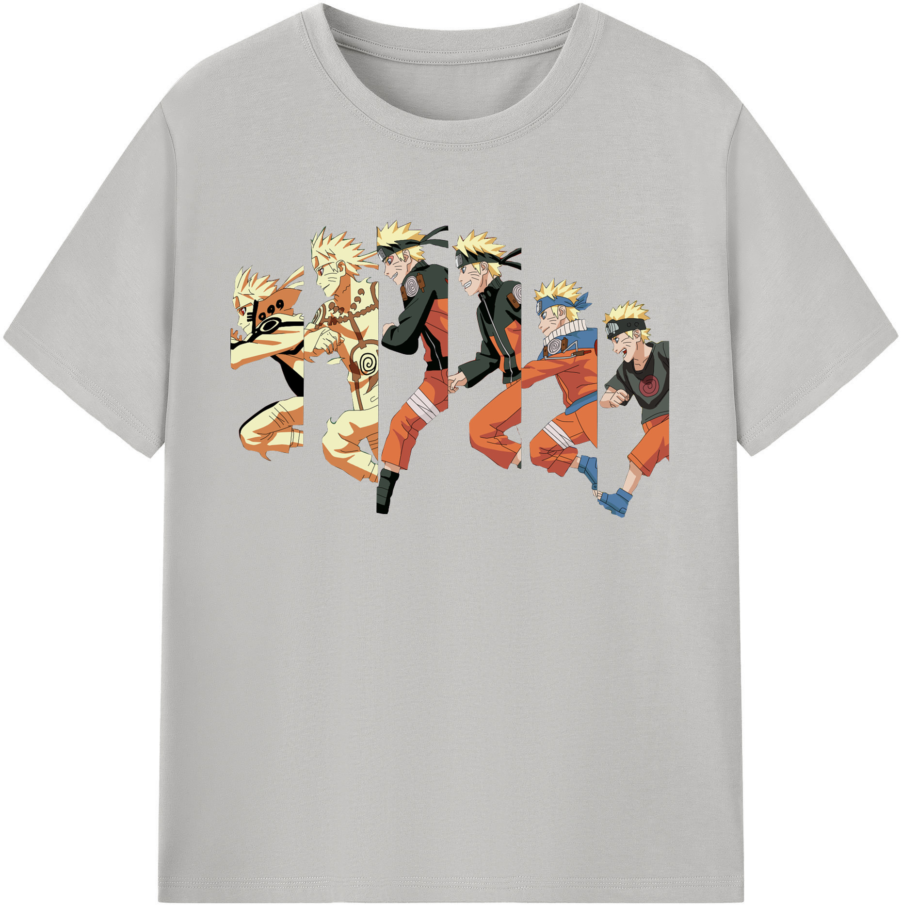 （画像用） NARUTO -ナルト- うずまき ナルト Uzumaki Naruto 綿100％半袖Tシャツ（フロントプリント）