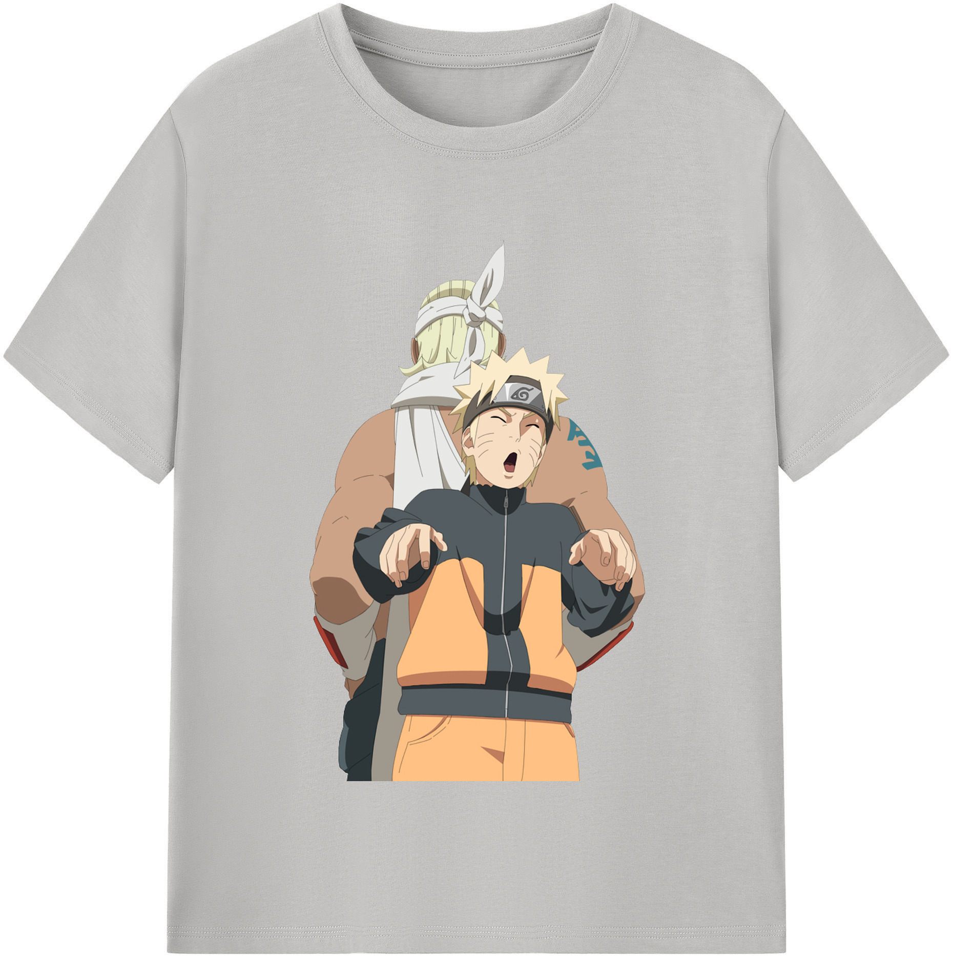 （画像用） NARUTO -ナルト- うずまき ナルト Uzumaki Naruto 綿100％半袖Tシャツ（フロントプリント）