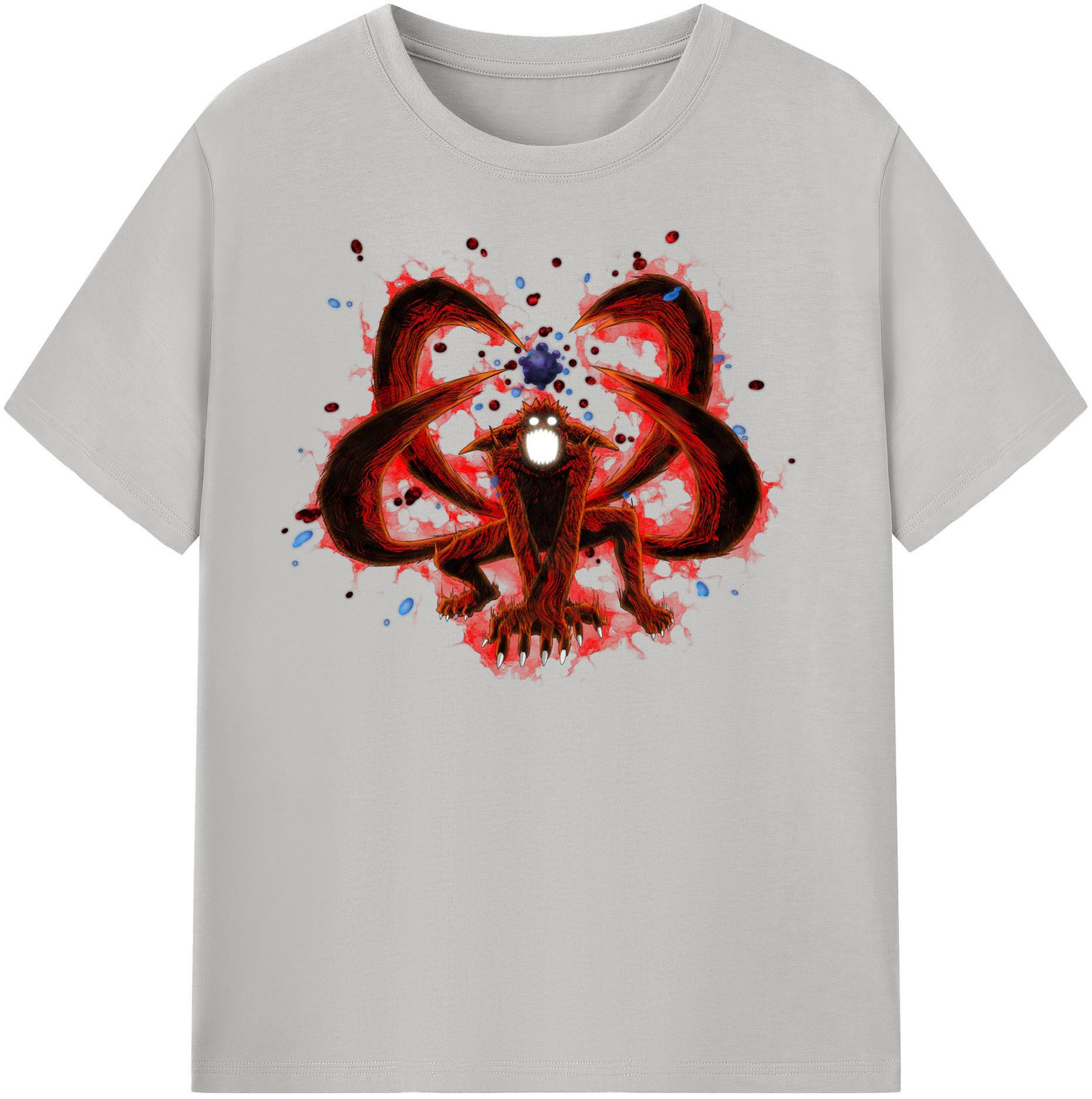 （画像用） NARUTO -ナルト- うずまき ナルト Uzumaki Naruto 綿100％半袖Tシャツ（フロントプリント）
