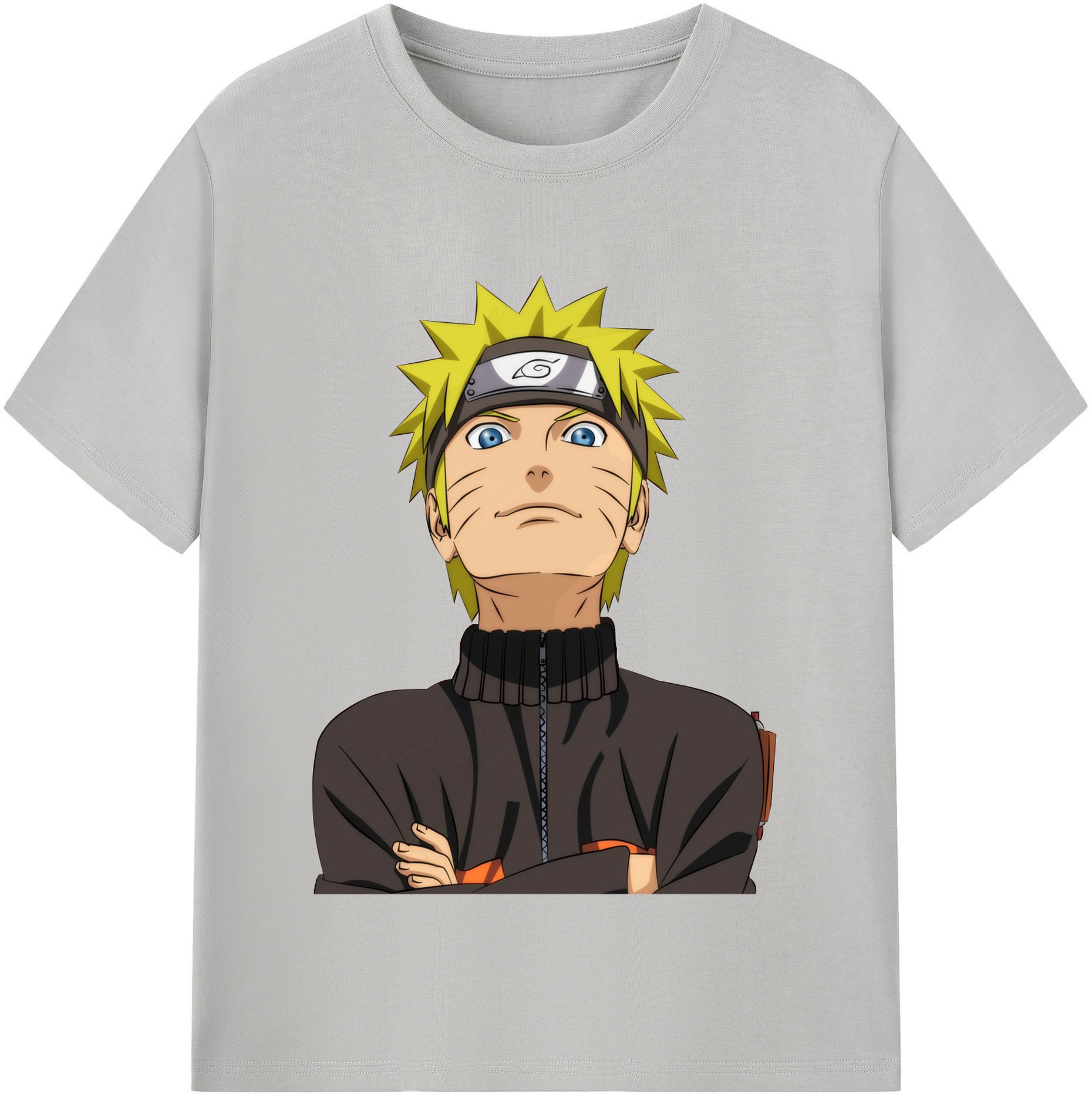 （画像用） NARUTO -ナルト- うずまき ナルト Uzumaki Naruto 綿100％半袖Tシャツ（フロントプリント）