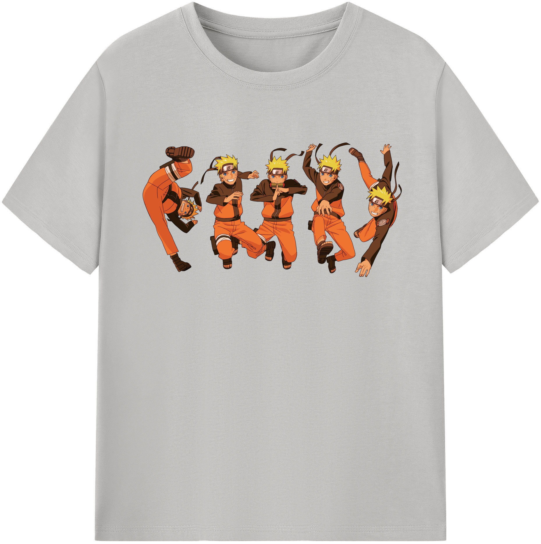 （画像用） NARUTO -ナルト- うずまき ナルト Uzumaki Naruto 綿100％半袖Tシャツ（フロントプリント）