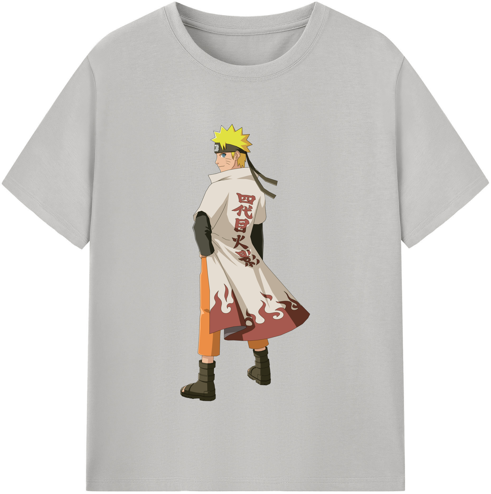 （画像用） NARUTO -ナルト- うずまき ナルト Uzumaki Naruto 綿100％半袖Tシャツ（フロントプリント）