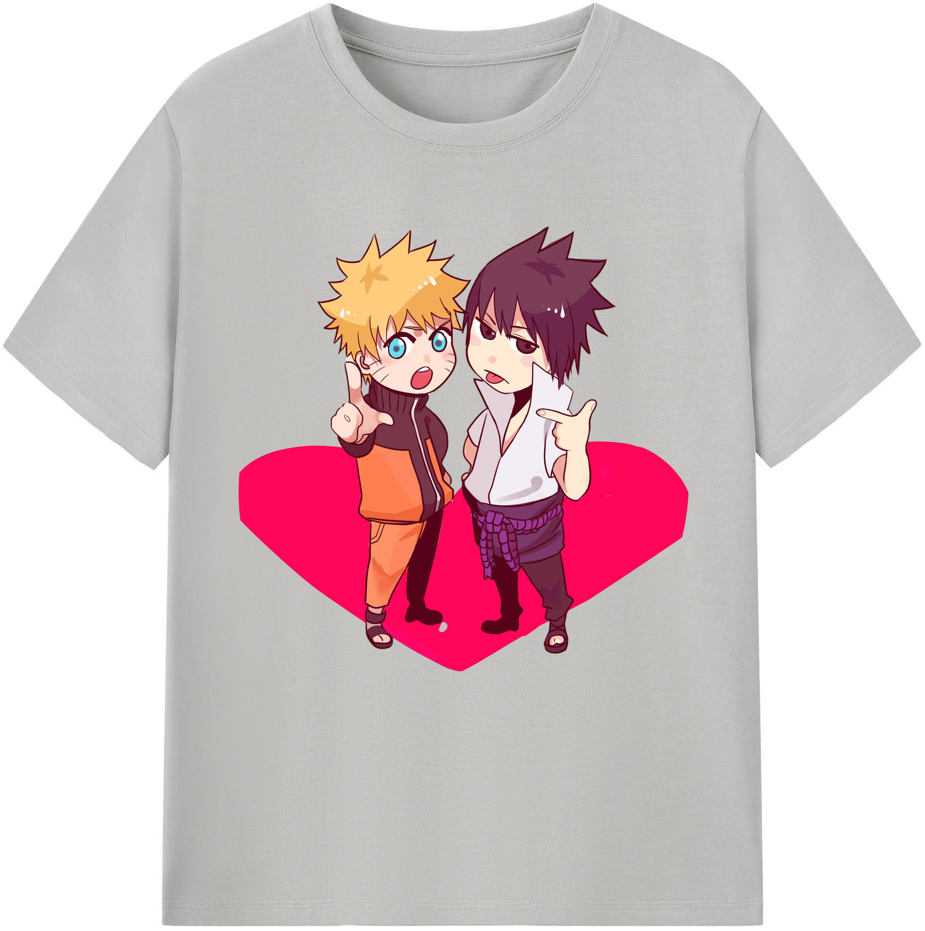 （画像用） NARUTO -ナルト- うずまき ナルト Uzumaki Naruto 綿100％半袖Tシャツ（フロントプリント）