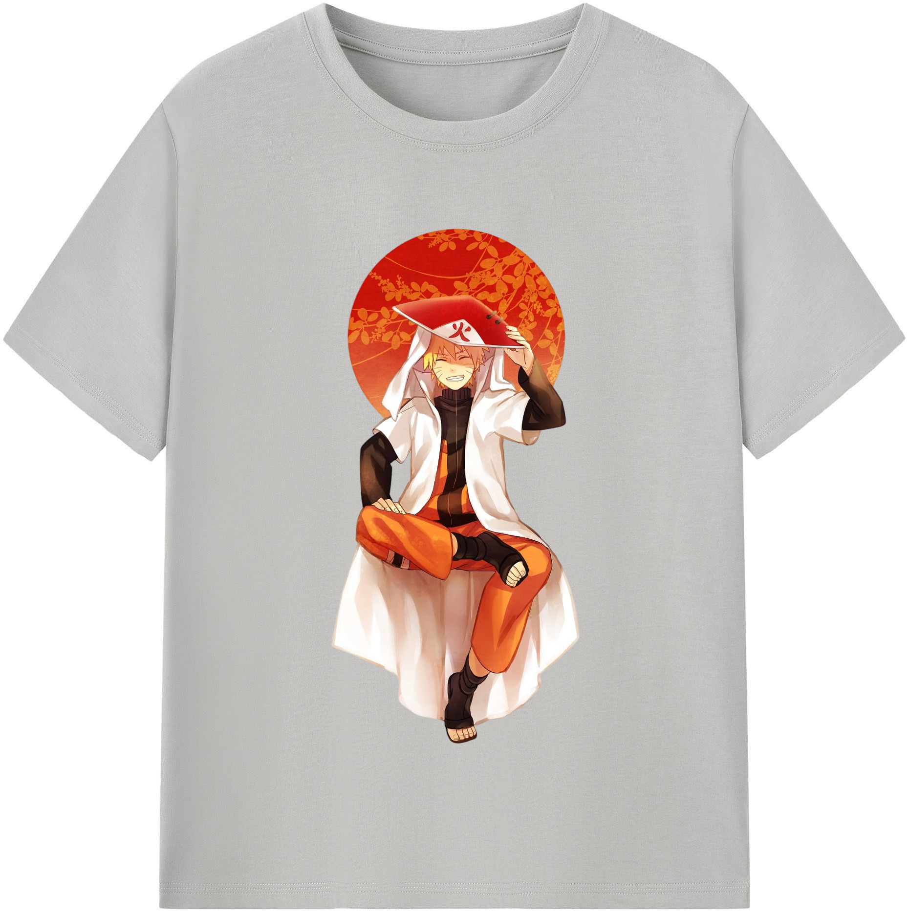 （画像用） NARUTO -ナルト- うずまき ナルト Uzumaki Naruto 綿100％半袖Tシャツ（フロントプリント）