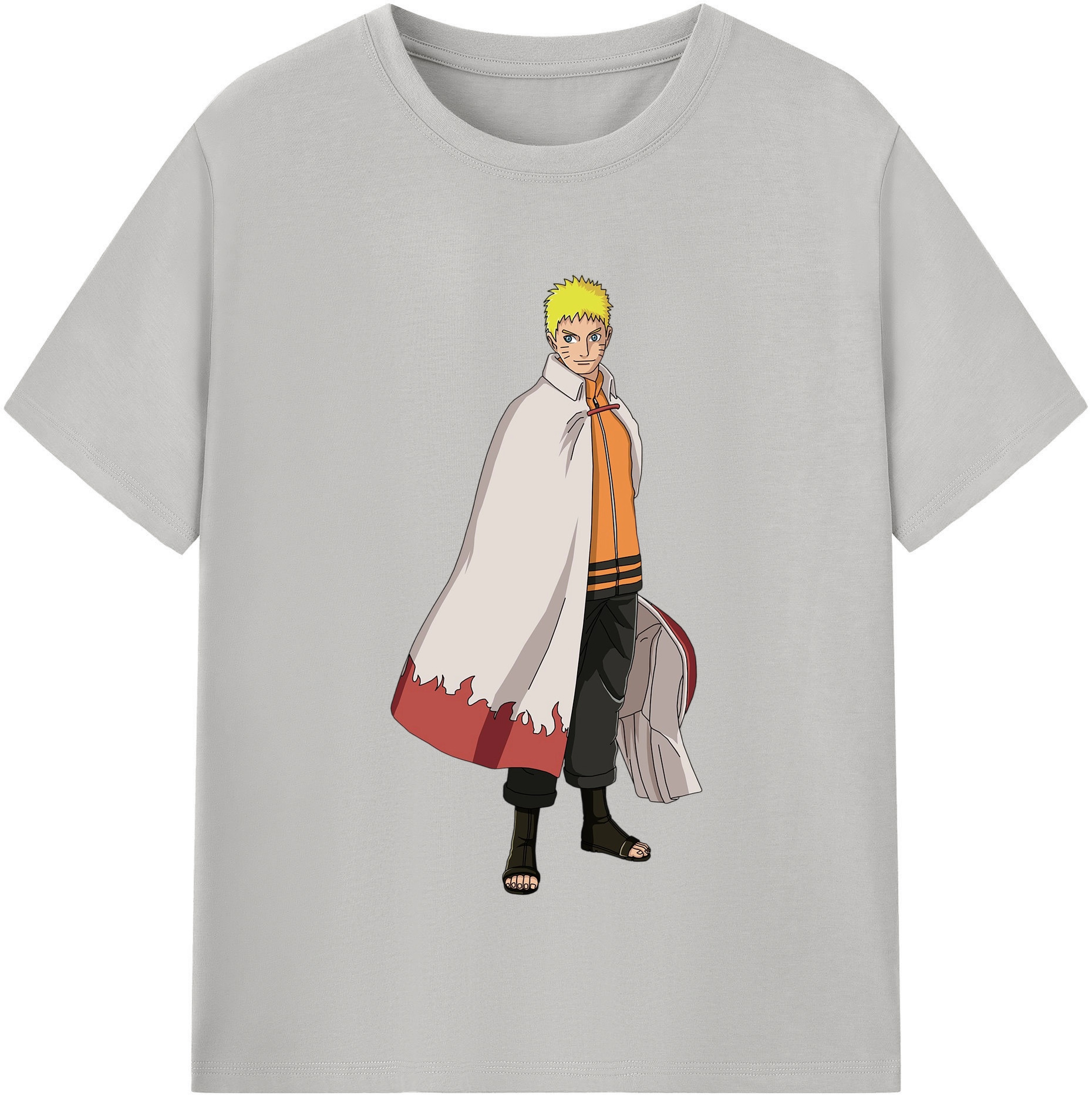 （画像用） NARUTO -ナルト- うずまき ナルト Uzumaki Naruto 綿100％半袖Tシャツ（フロントプリント）