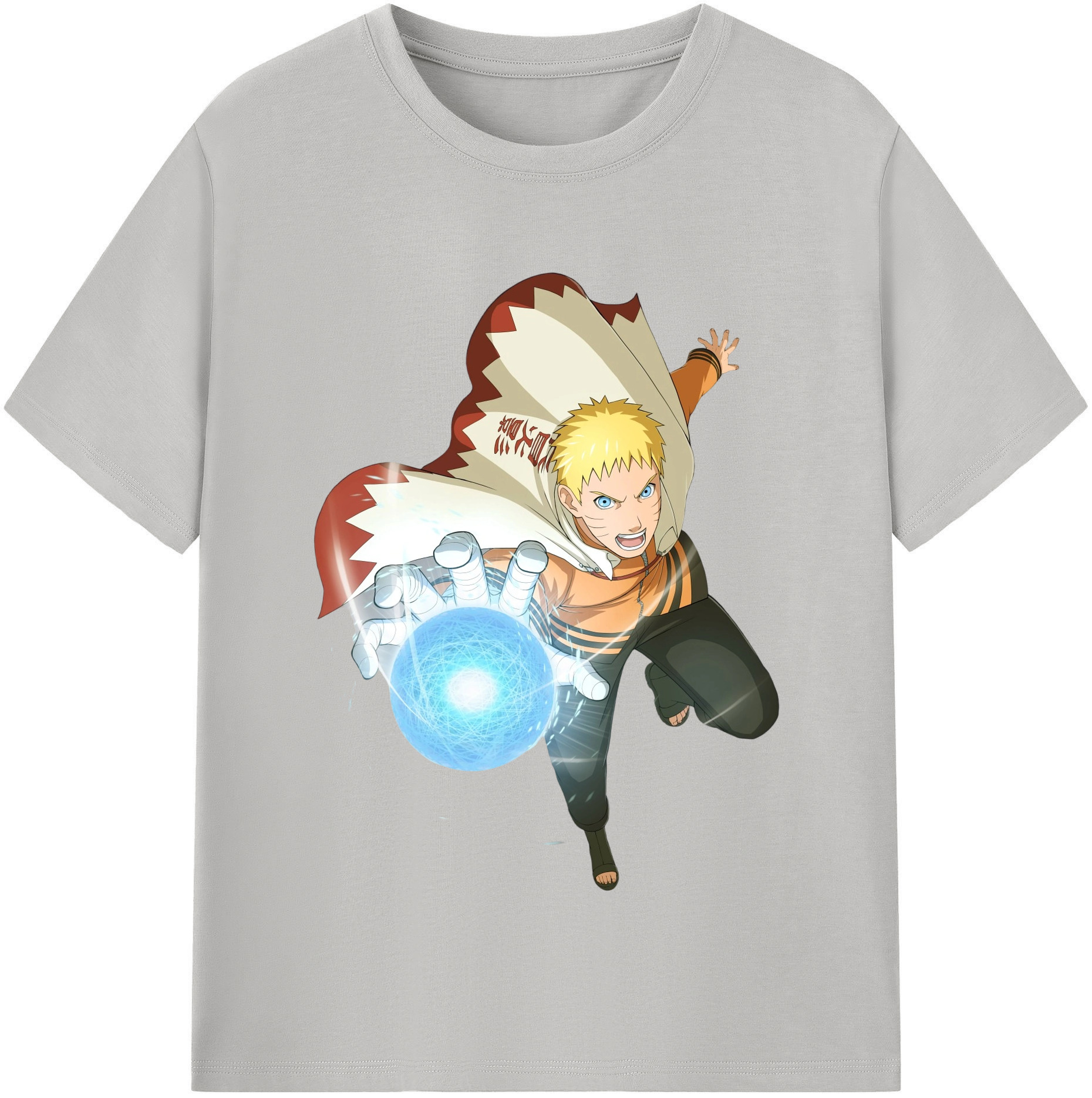 （画像用） NARUTO -ナルト- うずまき ナルト Uzumaki Naruto 綿100％半袖Tシャツ（フロントプリント）