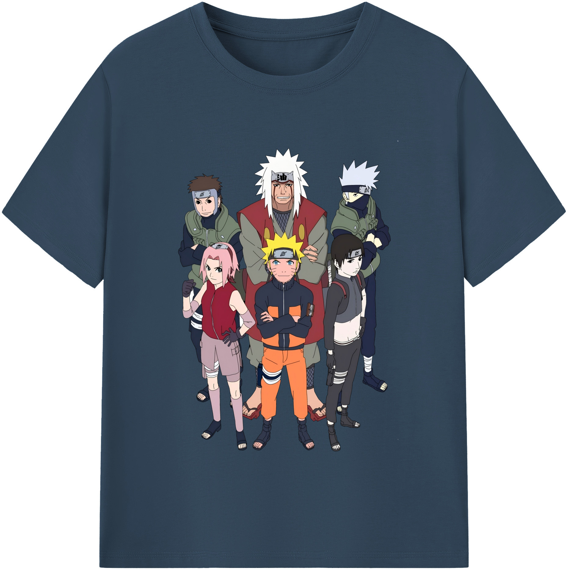 （画像用） NARUTO -ナルト- うずまき ナルト Uzumaki Naruto 綿100％半袖Tシャツ（フロントプリント）