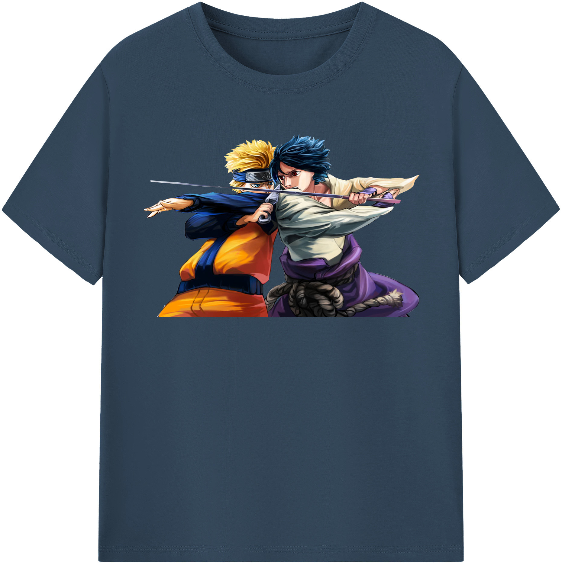 （画像用） NARUTO -ナルト- うずまき ナルト Uzumaki Naruto 綿100％半袖Tシャツ（フロントプリント）