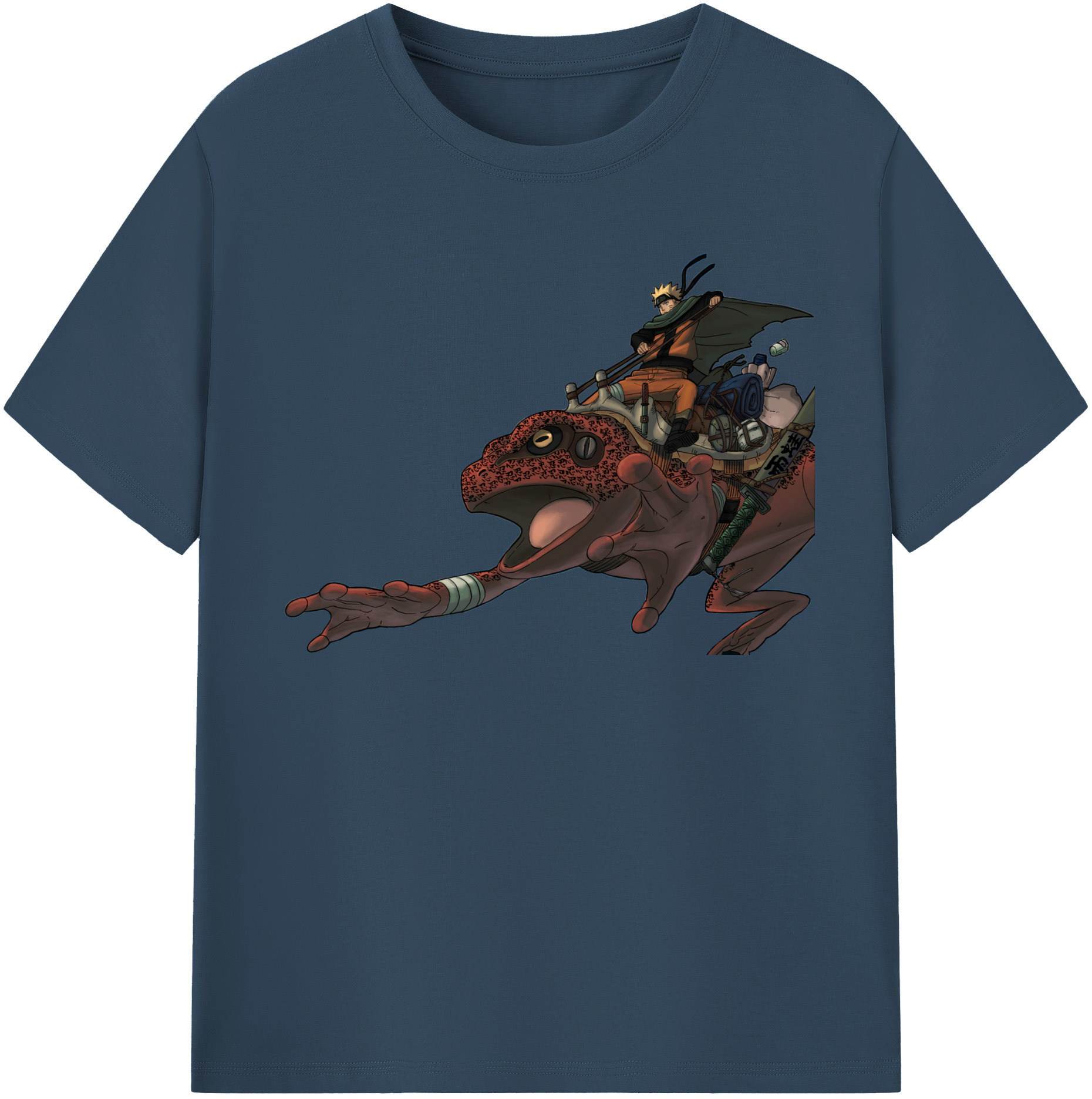 （画像用） NARUTO -ナルト- うずまき ナルト Uzumaki Naruto 綿100％半袖Tシャツ（フロントプリント）
