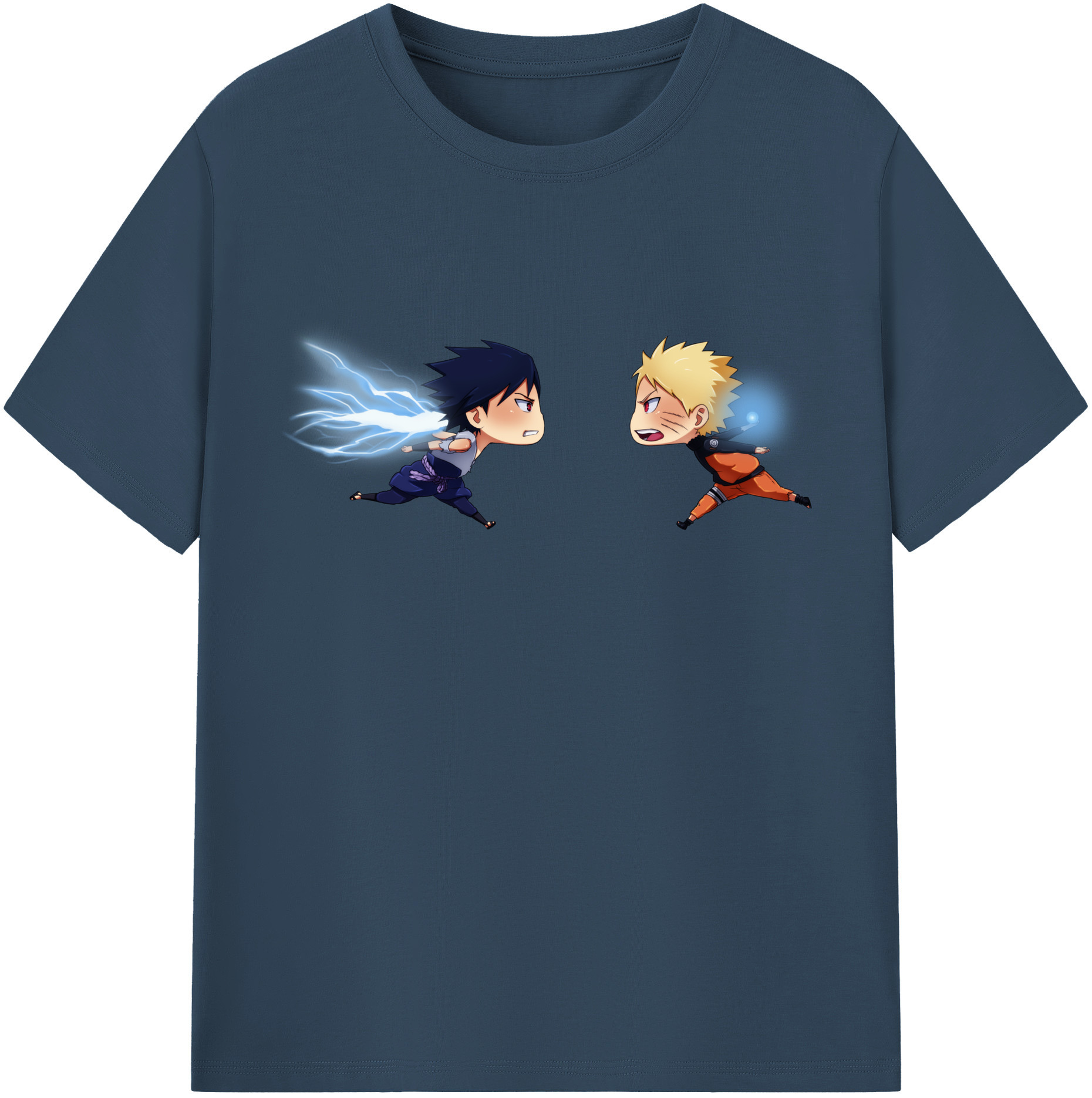 （画像用） NARUTO -ナルト- うずまき ナルト Uzumaki Naruto 綿100％半袖Tシャツ（フロントプリント）