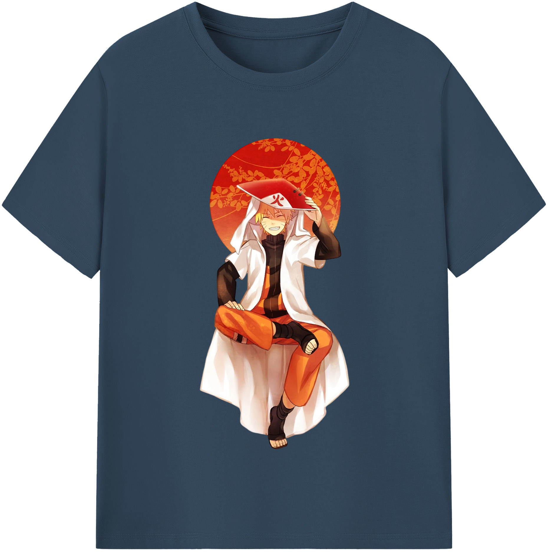 （画像用） NARUTO -ナルト- うずまき ナルト Uzumaki Naruto 綿100％半袖Tシャツ（フロントプリント）