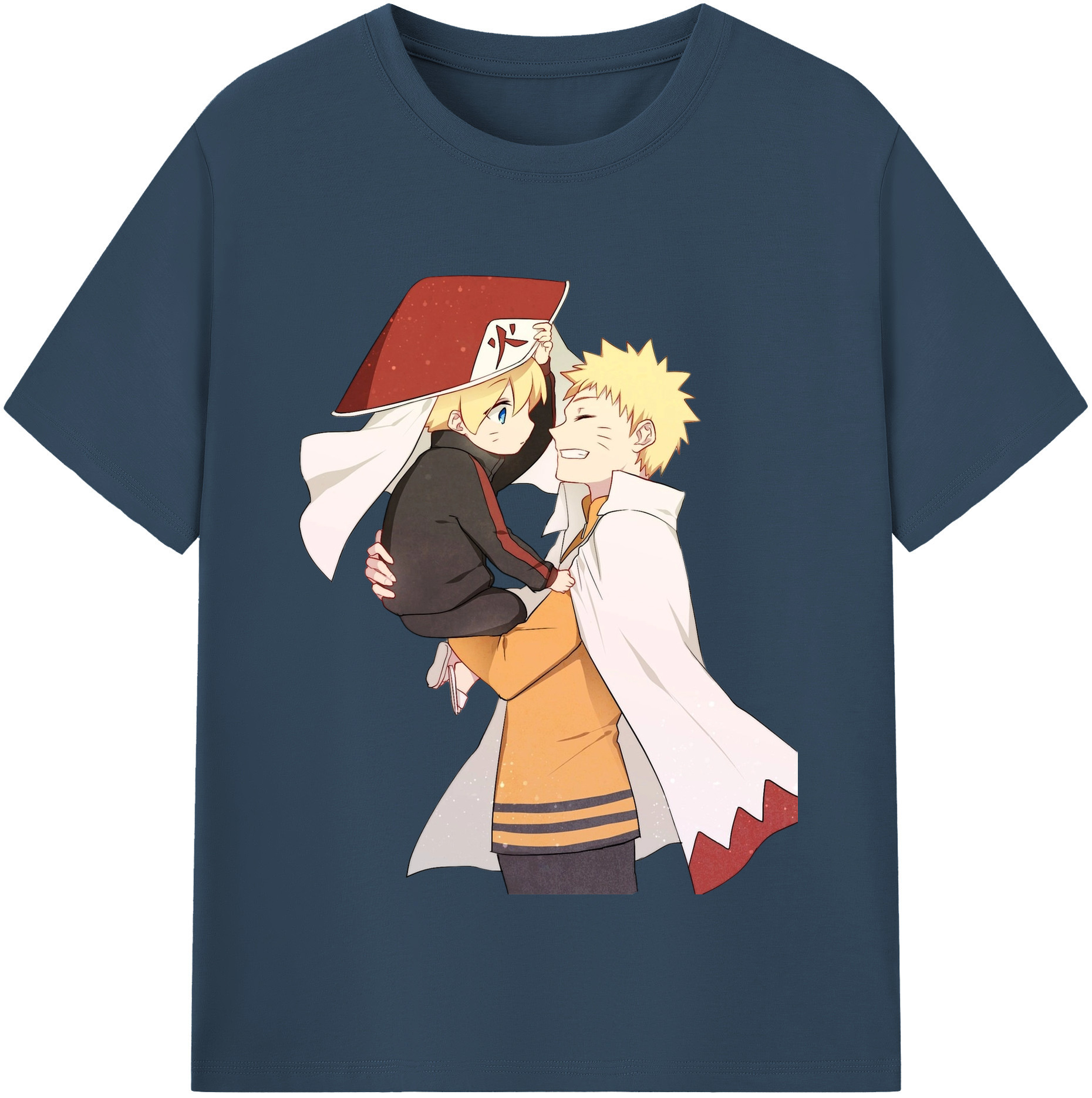 （画像用） NARUTO -ナルト- うずまき ナルト Uzumaki Naruto 綿100％半袖Tシャツ（フロントプリント）