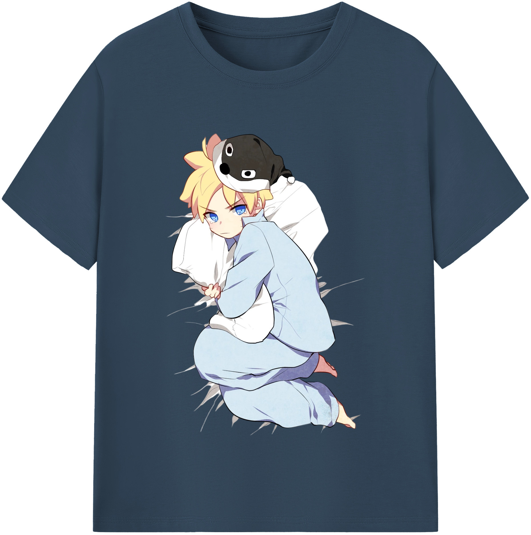 （画像用） NARUTO -ナルト- うずまき ナルト Uzumaki Naruto 綿100％半袖Tシャツ（フロントプリント）