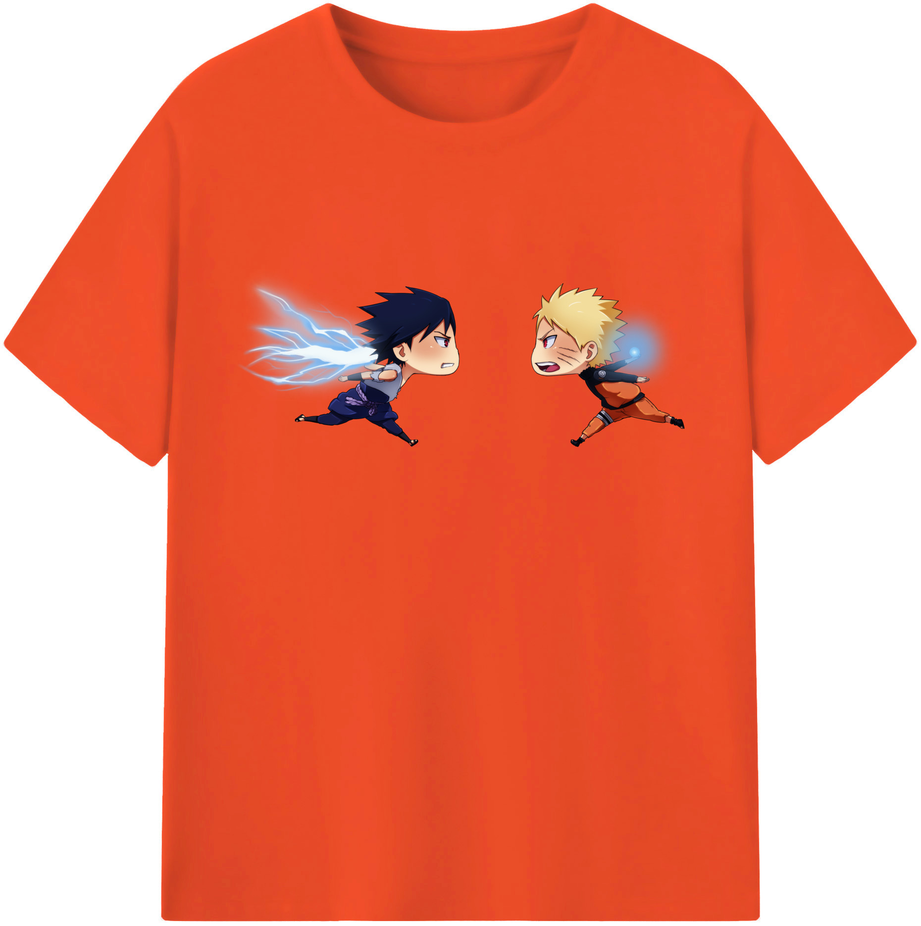 （画像用） NARUTO -ナルト- うずまき ナルト Uzumaki Naruto 綿100％半袖Tシャツ（フロントプリント）