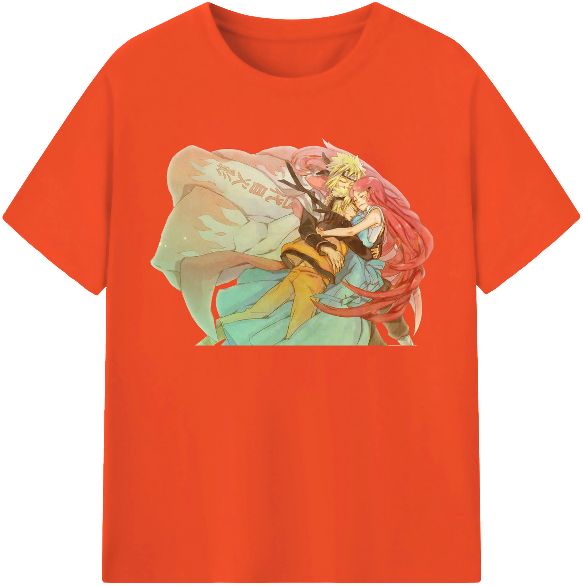 （画像用） NARUTO -ナルト- うずまき ナルト Uzumaki Naruto 綿100％半袖Tシャツ（フロントプリント）