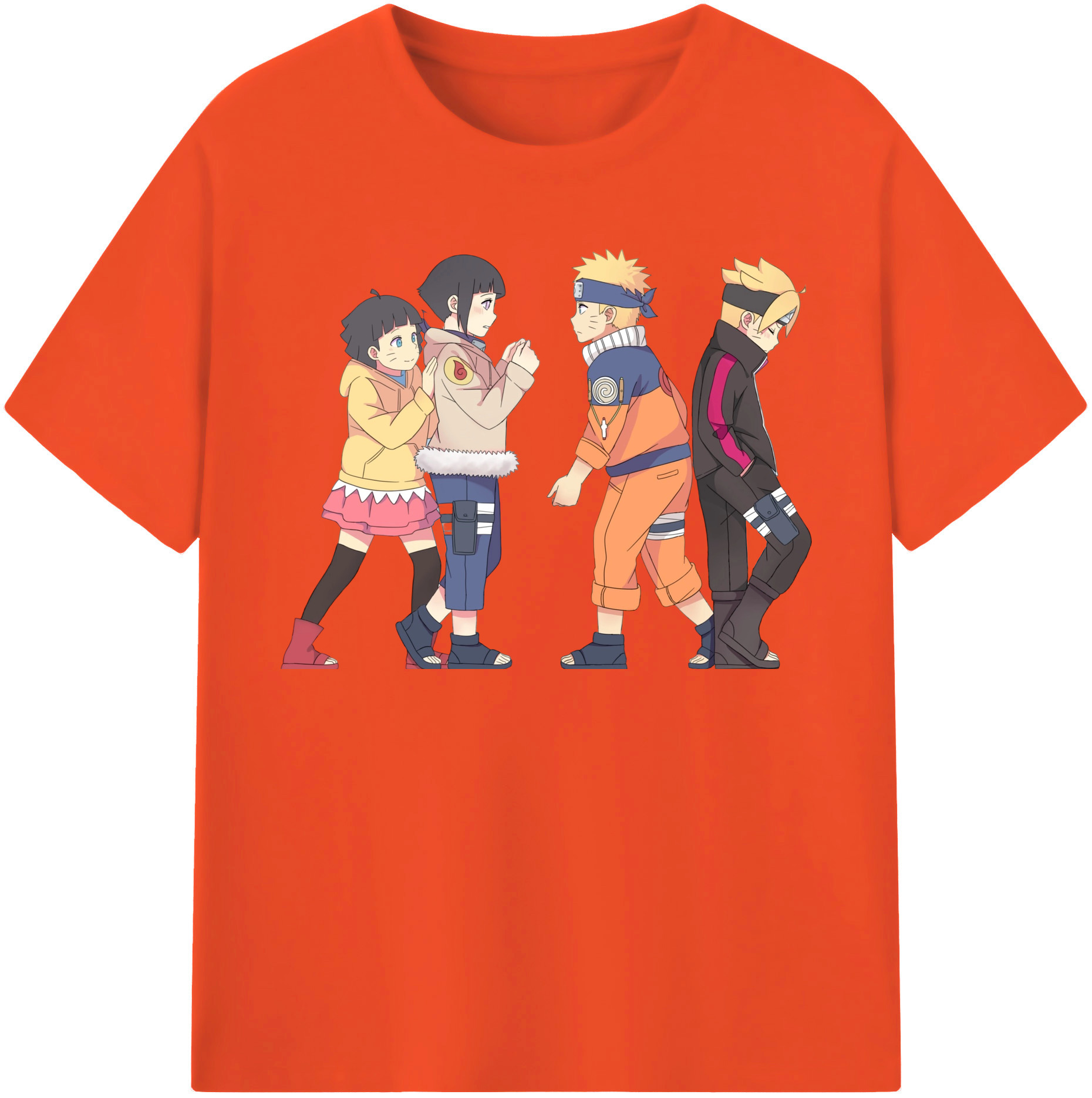 （画像用） NARUTO -ナルト- うずまき ナルト Uzumaki Naruto 綿100％半袖Tシャツ（フロントプリント）