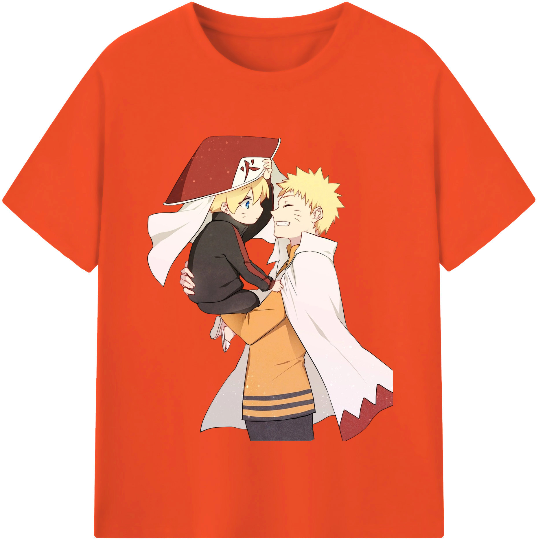 （画像用） NARUTO -ナルト- うずまき ナルト Uzumaki Naruto 綿100％半袖Tシャツ（フロントプリント）