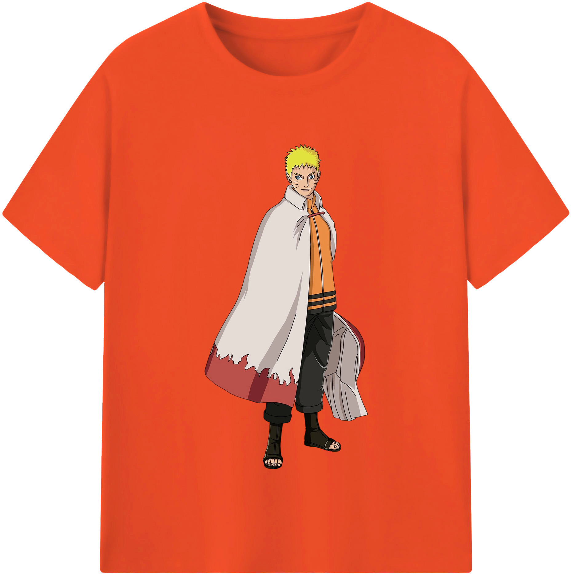 （画像用） NARUTO -ナルト- うずまき ナルト Uzumaki Naruto 綿100％半袖Tシャツ（フロントプリント）