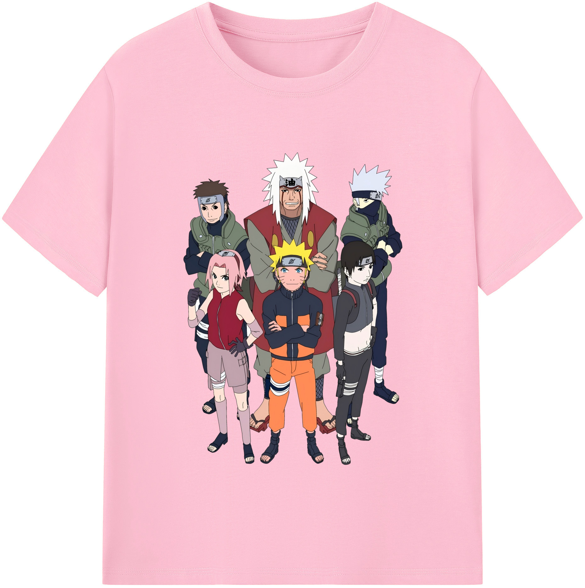 （画像用） NARUTO -ナルト- うずまき ナルト Uzumaki Naruto 綿100％半袖Tシャツ（フロントプリント）
