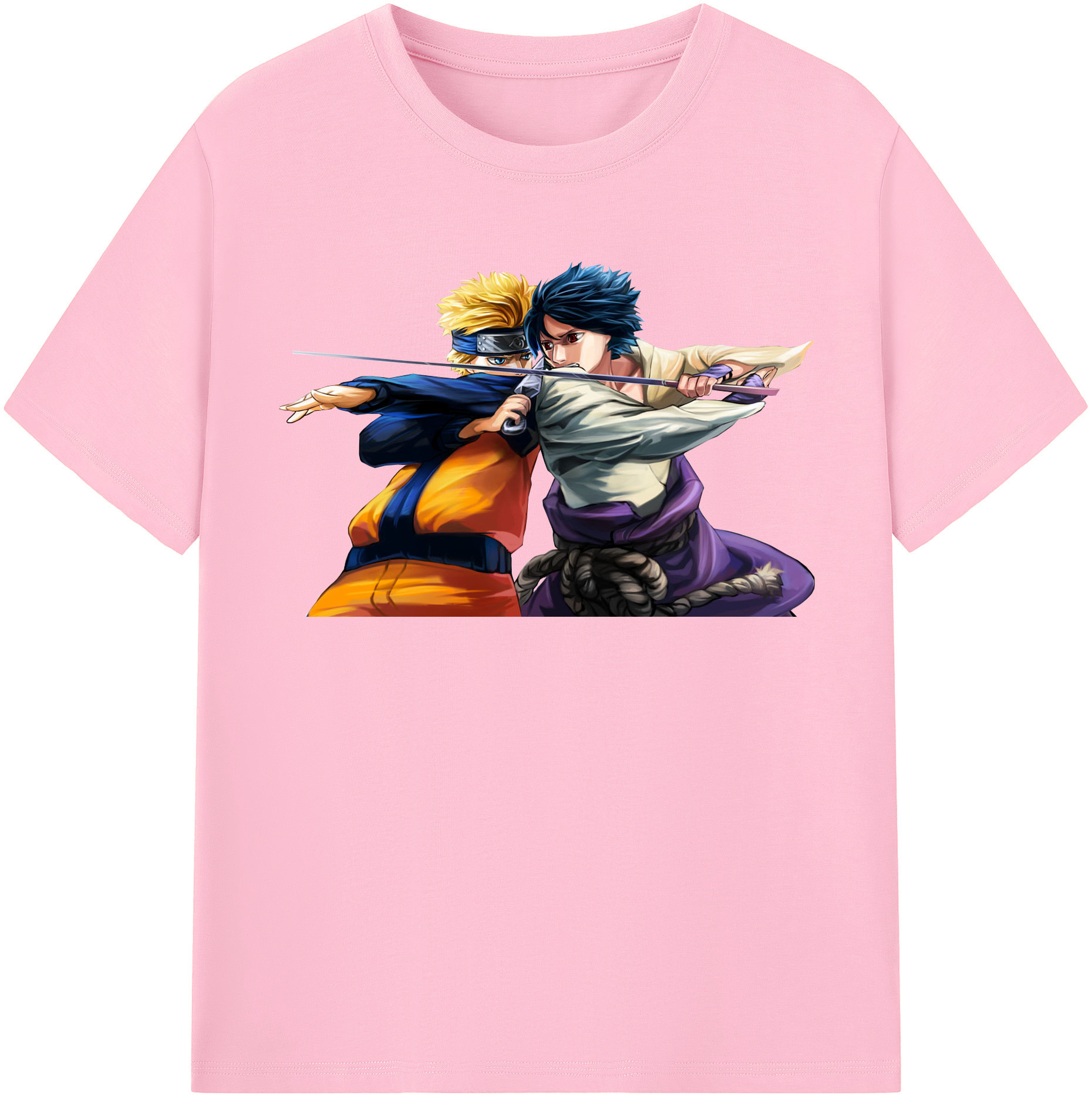 （画像用） NARUTO -ナルト- うずまき ナルト Uzumaki Naruto 綿100％半袖Tシャツ（フロントプリント）