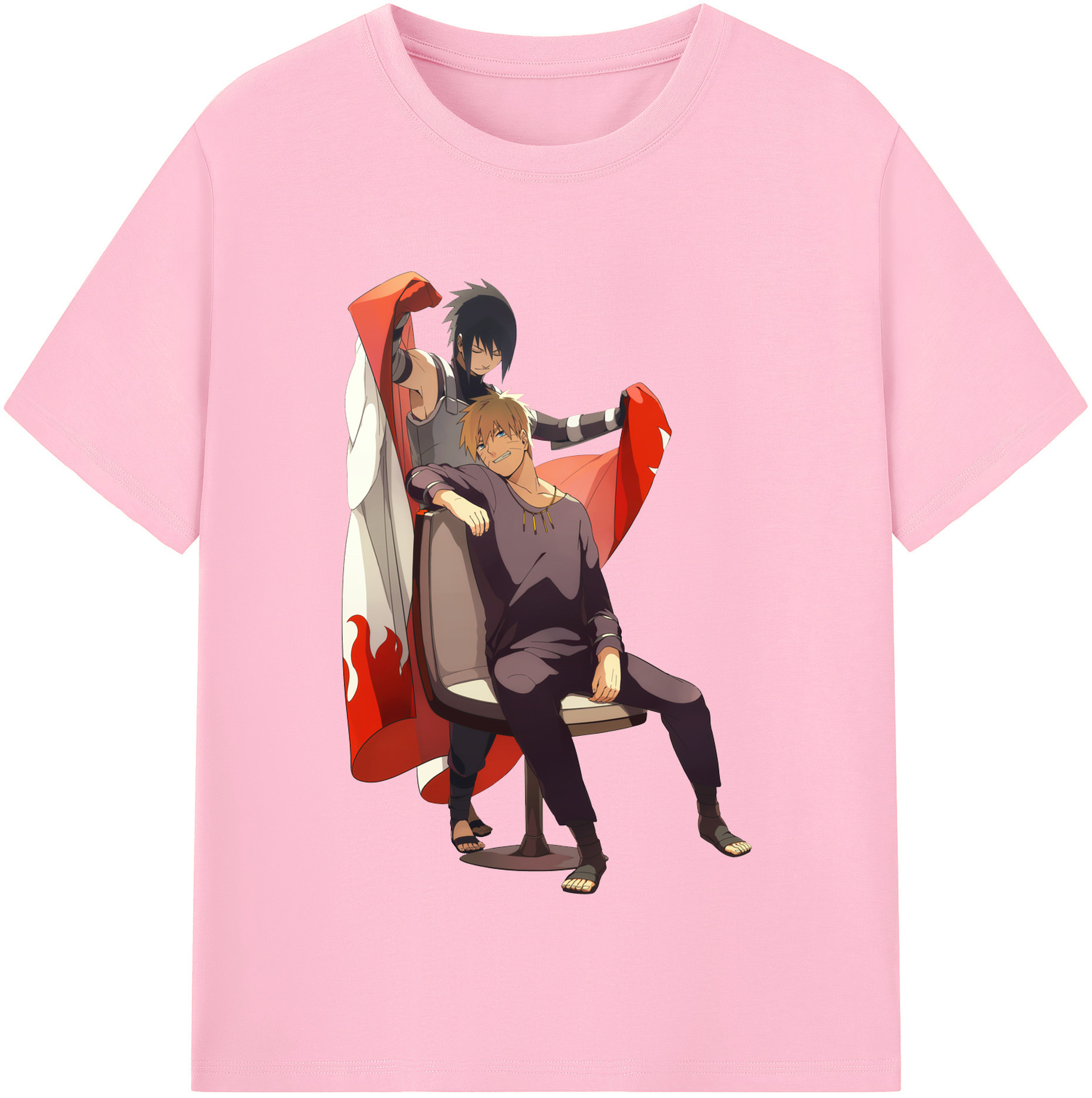 （画像用） NARUTO -ナルト- うずまき ナルト Uzumaki Naruto 綿100％半袖Tシャツ（フロントプリント）