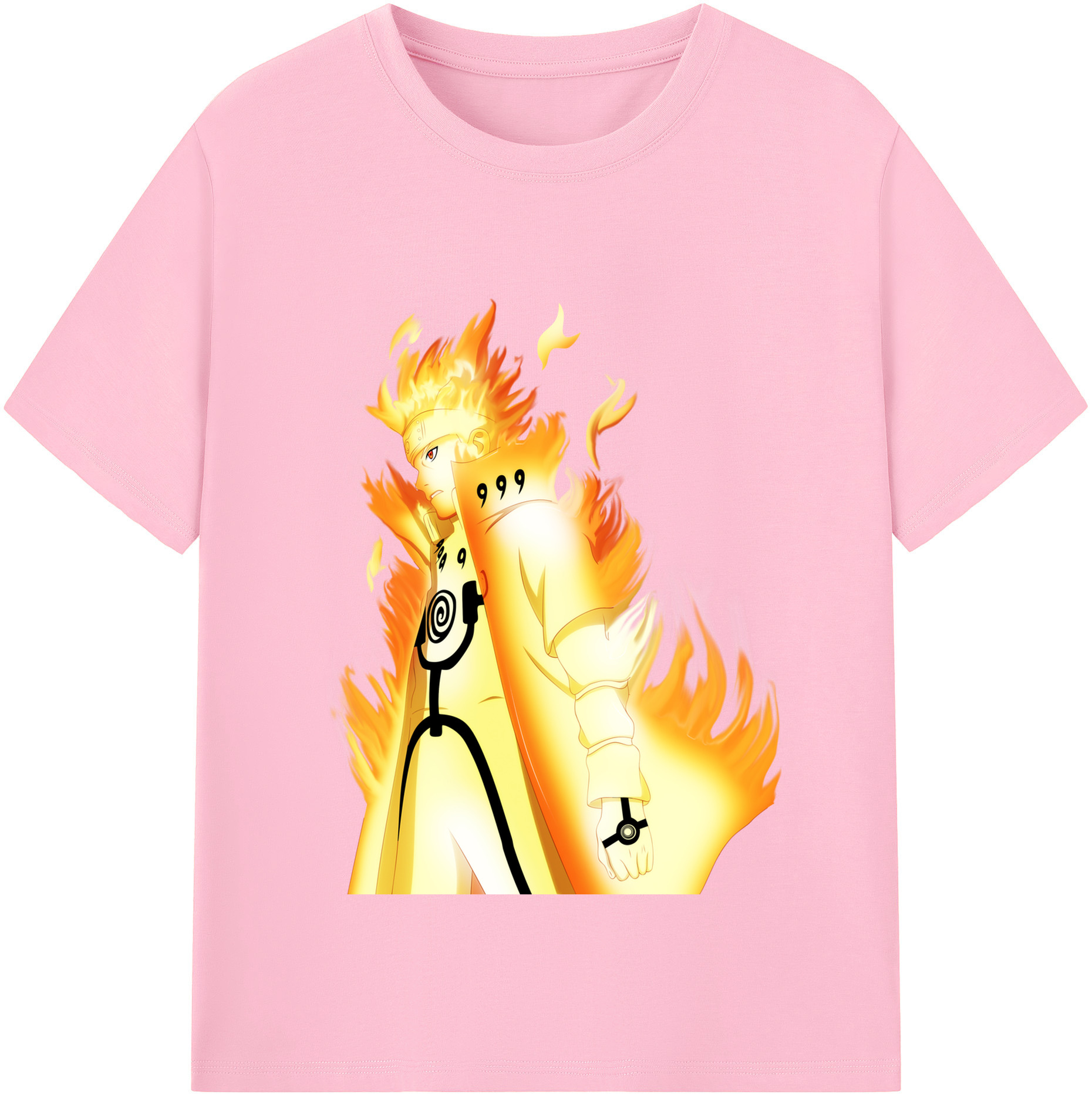 （画像用） NARUTO -ナルト- うずまき ナルト Uzumaki Naruto 綿100％半袖Tシャツ（フロントプリント）