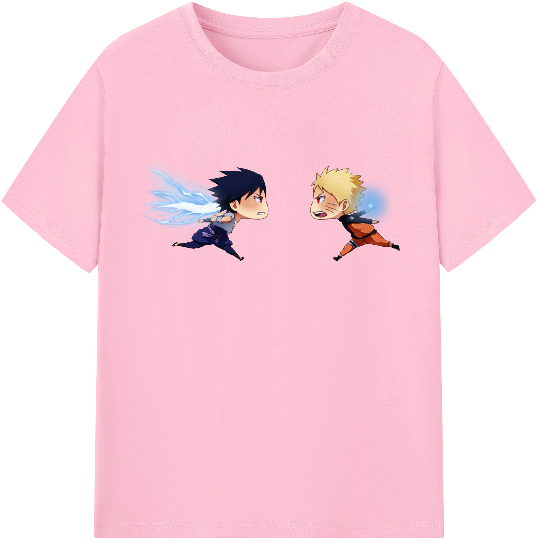 （画像用） NARUTO -ナルト- うずまき ナルト Uzumaki Naruto 綿100％半袖Tシャツ（フロントプリント）