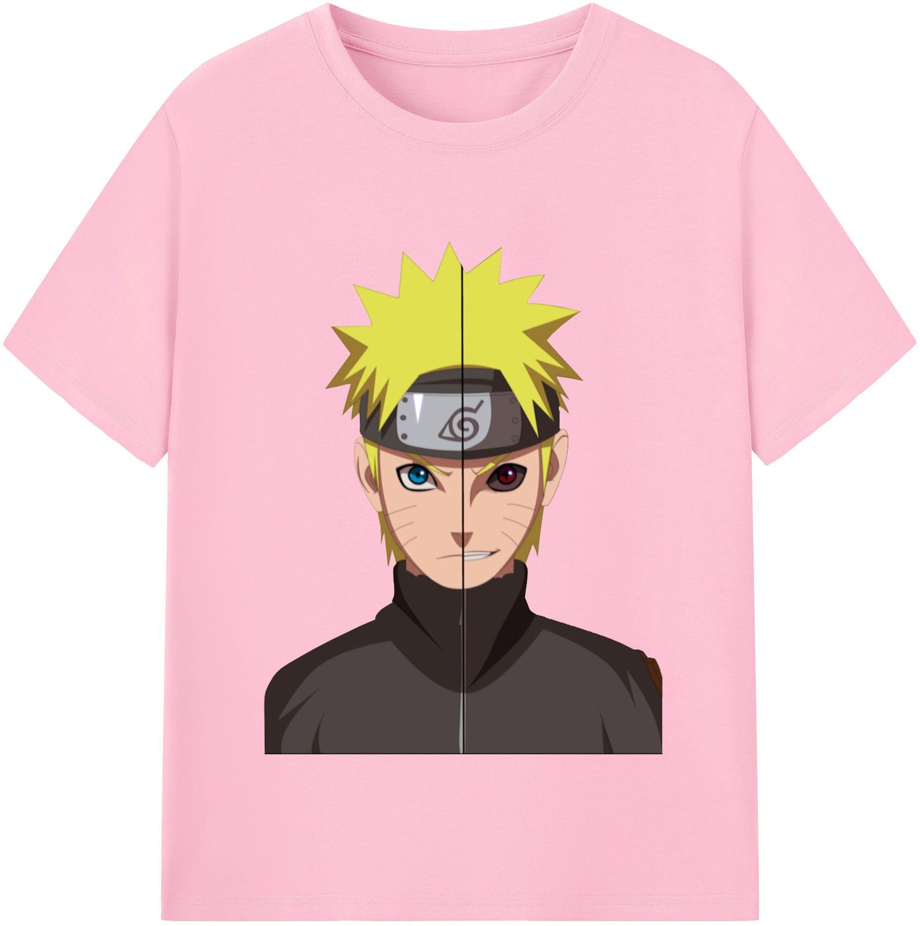 （画像用） NARUTO -ナルト- うずまき ナルト Uzumaki Naruto 綿100％半袖Tシャツ（フロントプリント）