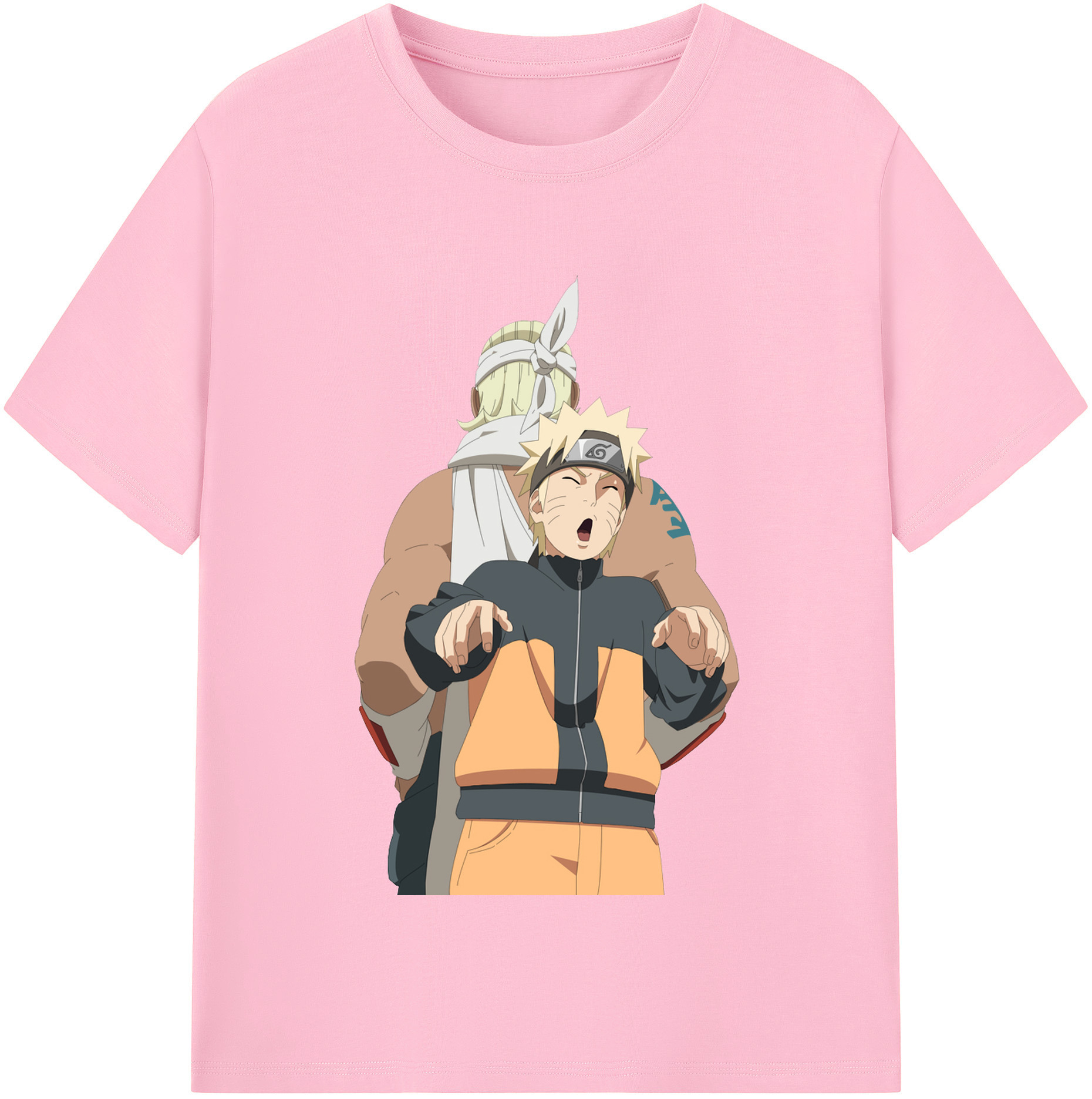 （画像用） NARUTO -ナルト- うずまき ナルト Uzumaki Naruto 綿100％半袖Tシャツ（フロントプリント）