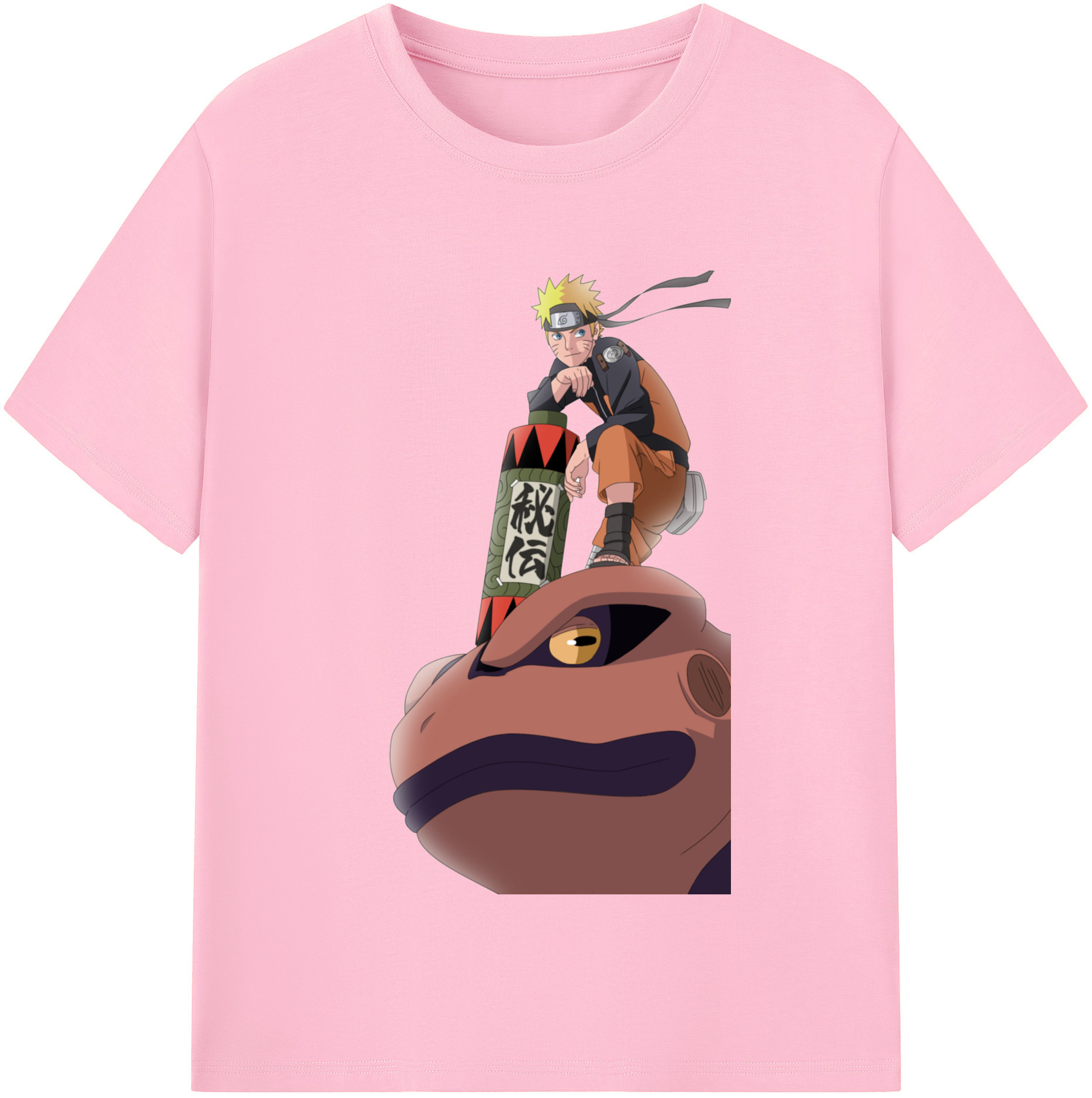 （画像用） NARUTO -ナルト- うずまき ナルト Uzumaki Naruto 綿100％半袖Tシャツ（フロントプリント）