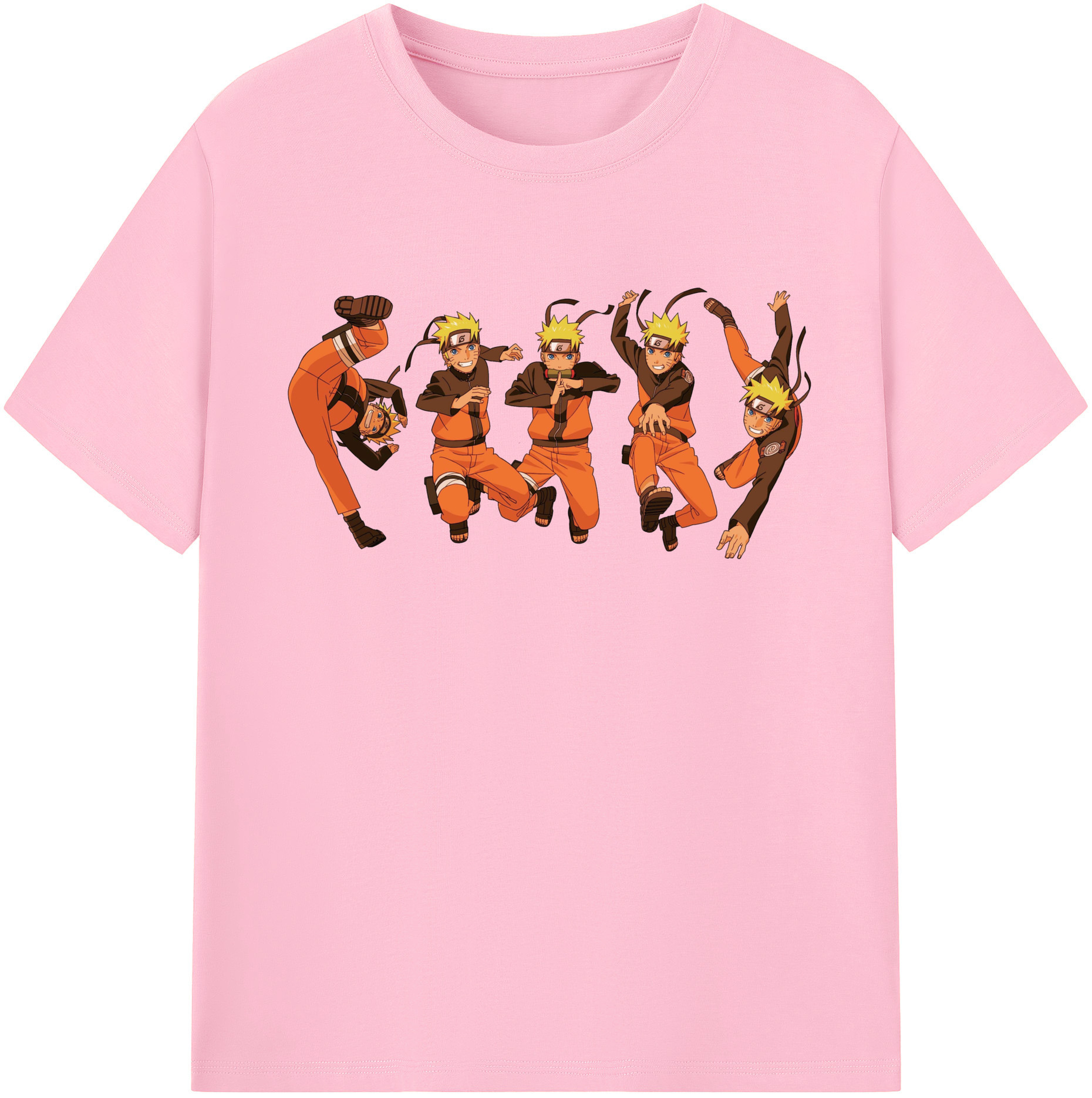 （画像用） NARUTO -ナルト- うずまき ナルト Uzumaki Naruto 綿100％半袖Tシャツ（フロントプリント）