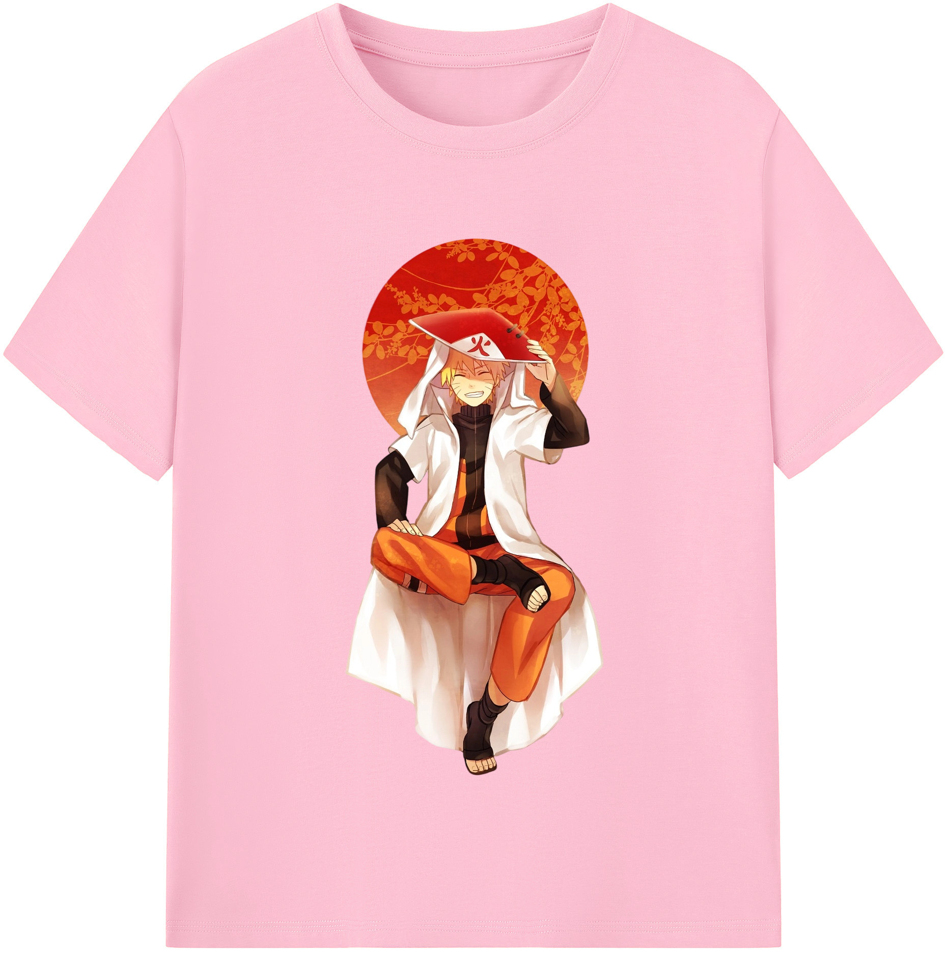 （画像用） NARUTO -ナルト- うずまき ナルト Uzumaki Naruto 綿100％半袖Tシャツ（フロントプリント）