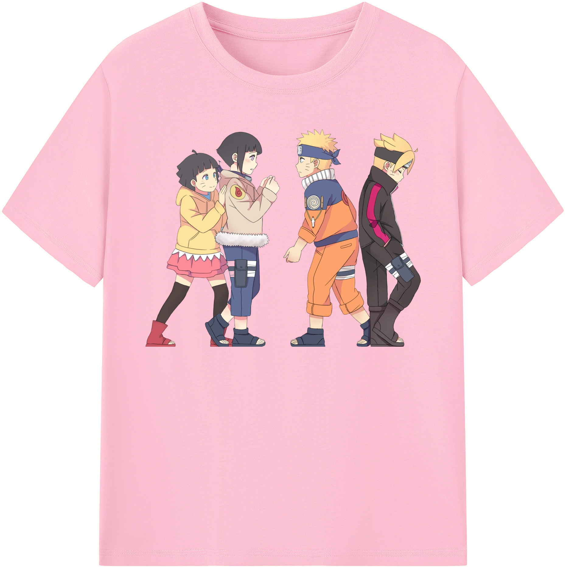 （画像用） NARUTO -ナルト- うずまき ナルト Uzumaki Naruto 綿100％半袖Tシャツ（フロントプリント）