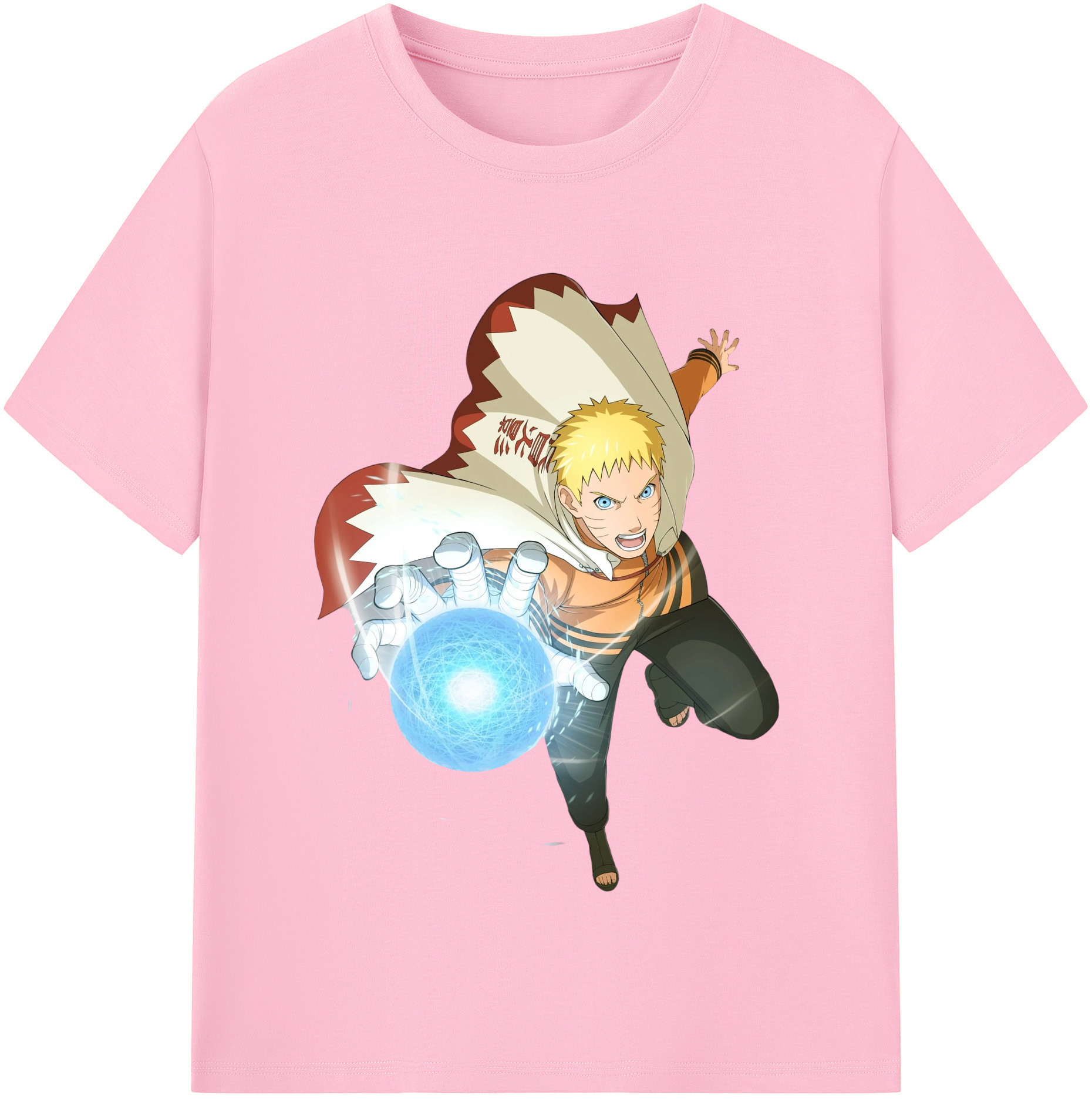 （画像用） NARUTO -ナルト- うずまき ナルト Uzumaki Naruto 綿100％半袖Tシャツ（フロントプリント）