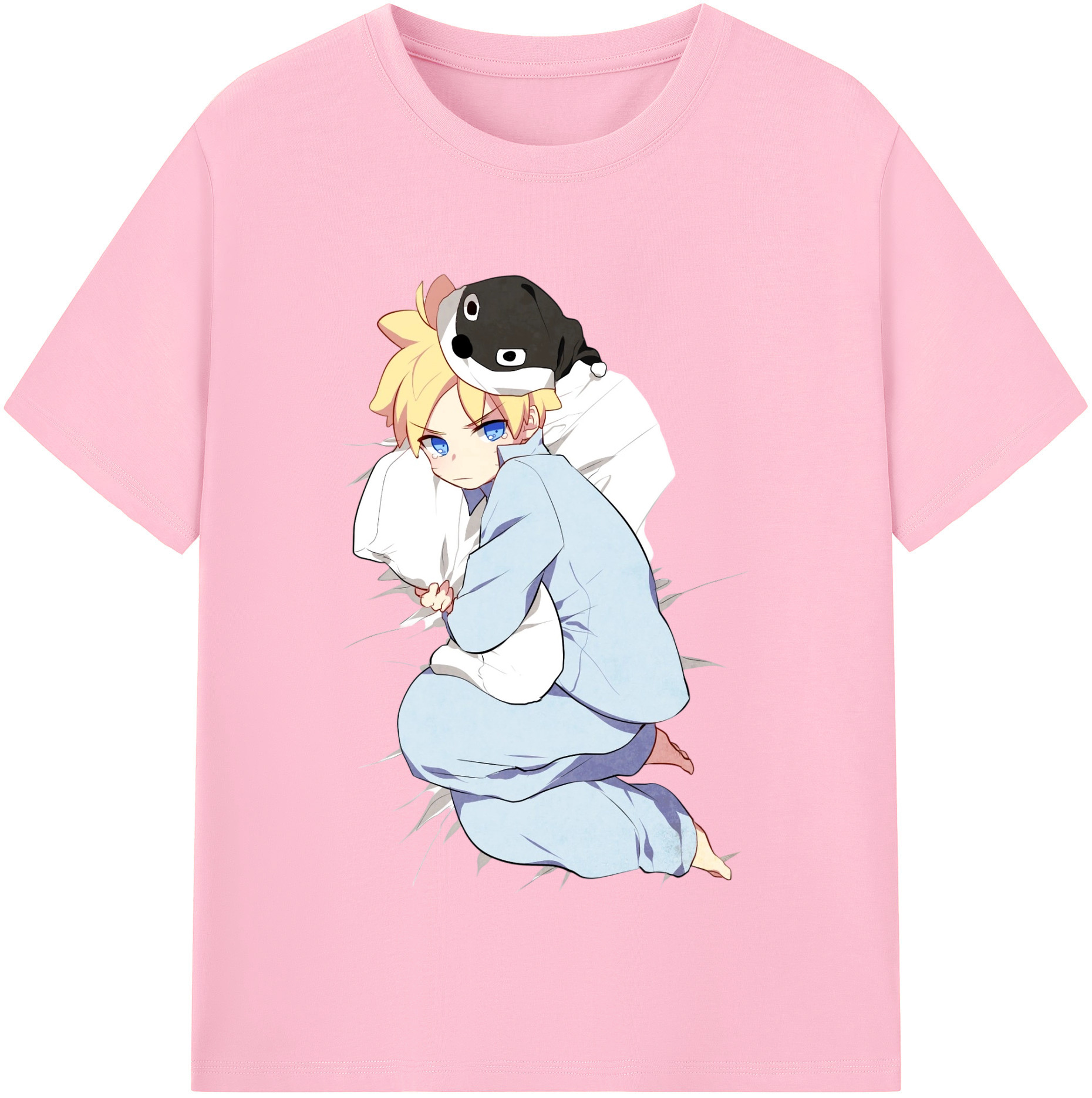 （画像用） NARUTO -ナルト- うずまき ナルト Uzumaki Naruto 綿100％半袖Tシャツ（フロントプリント）