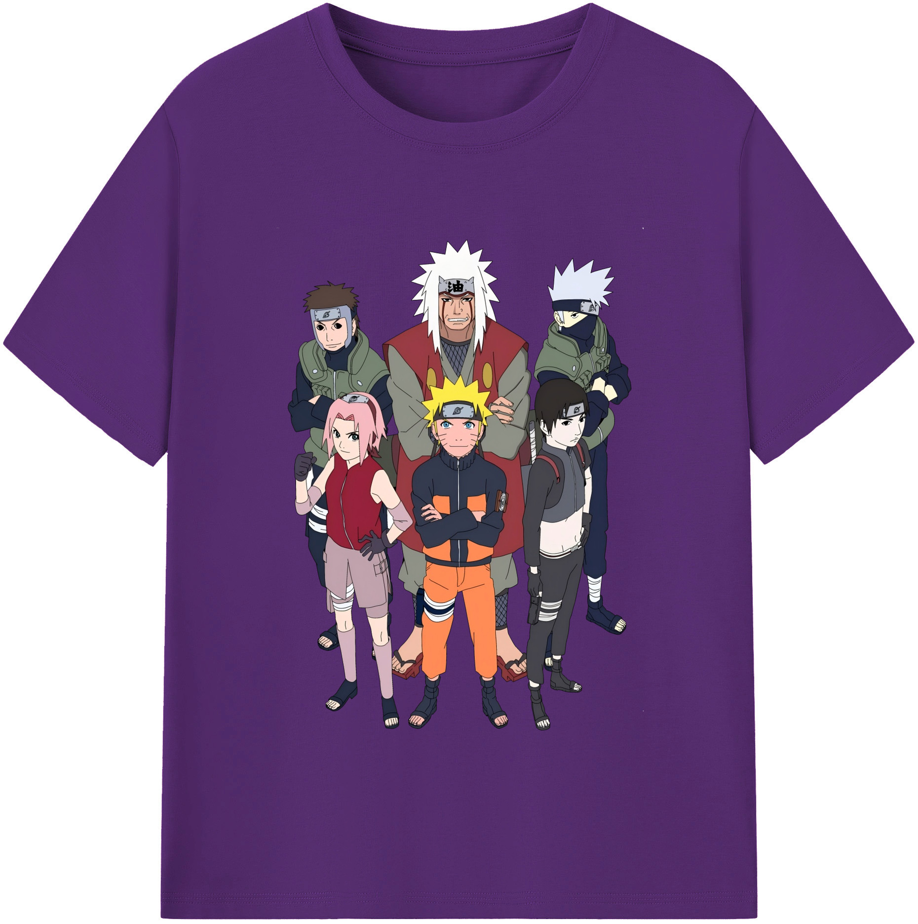 （画像用） NARUTO -ナルト- うずまき ナルト Uzumaki Naruto 綿100％半袖Tシャツ（フロントプリント）