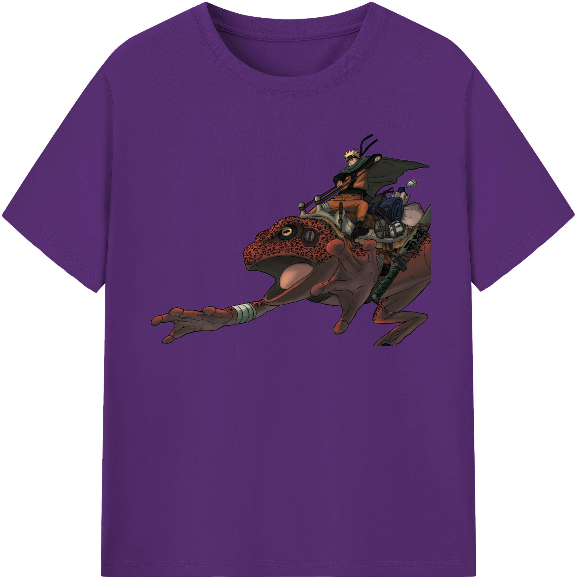 （画像用） NARUTO -ナルト- うずまき ナルト Uzumaki Naruto 綿100％半袖Tシャツ（フロントプリント）