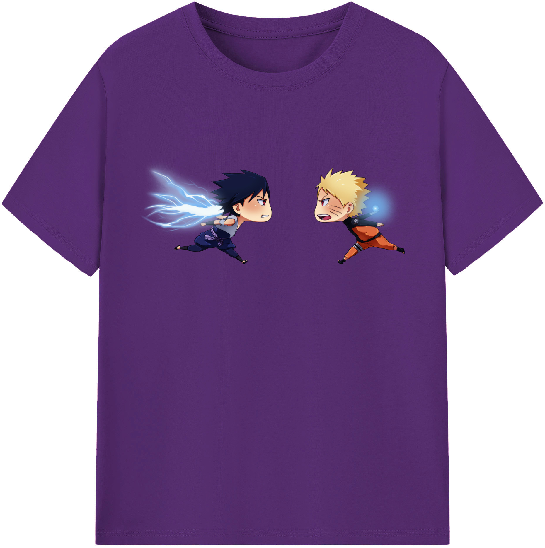 （画像用） NARUTO -ナルト- うずまき ナルト Uzumaki Naruto 綿100％半袖Tシャツ（フロントプリント）