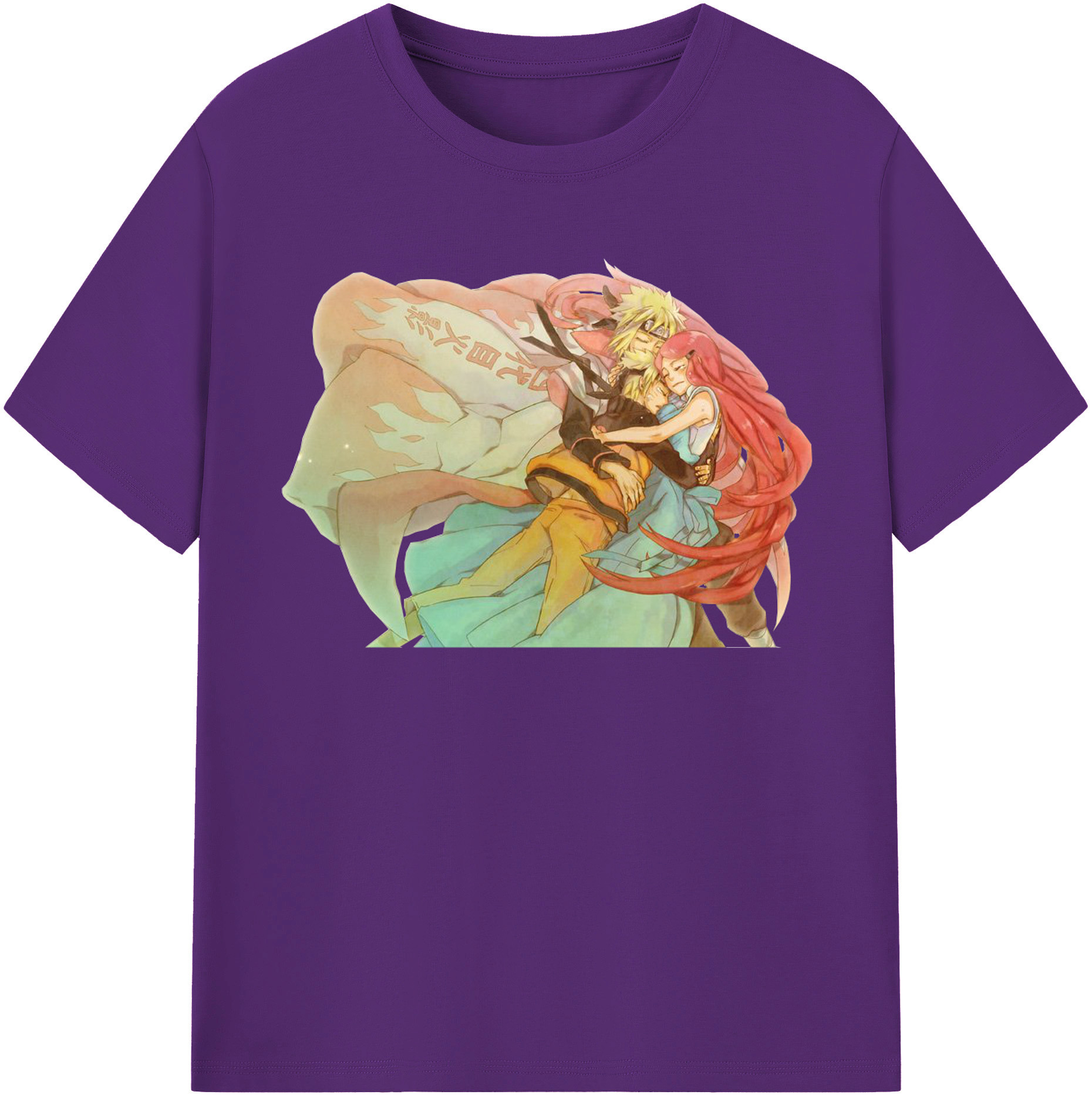 （画像用） NARUTO -ナルト- うずまき ナルト Uzumaki Naruto 綿100％半袖Tシャツ（フロントプリント）